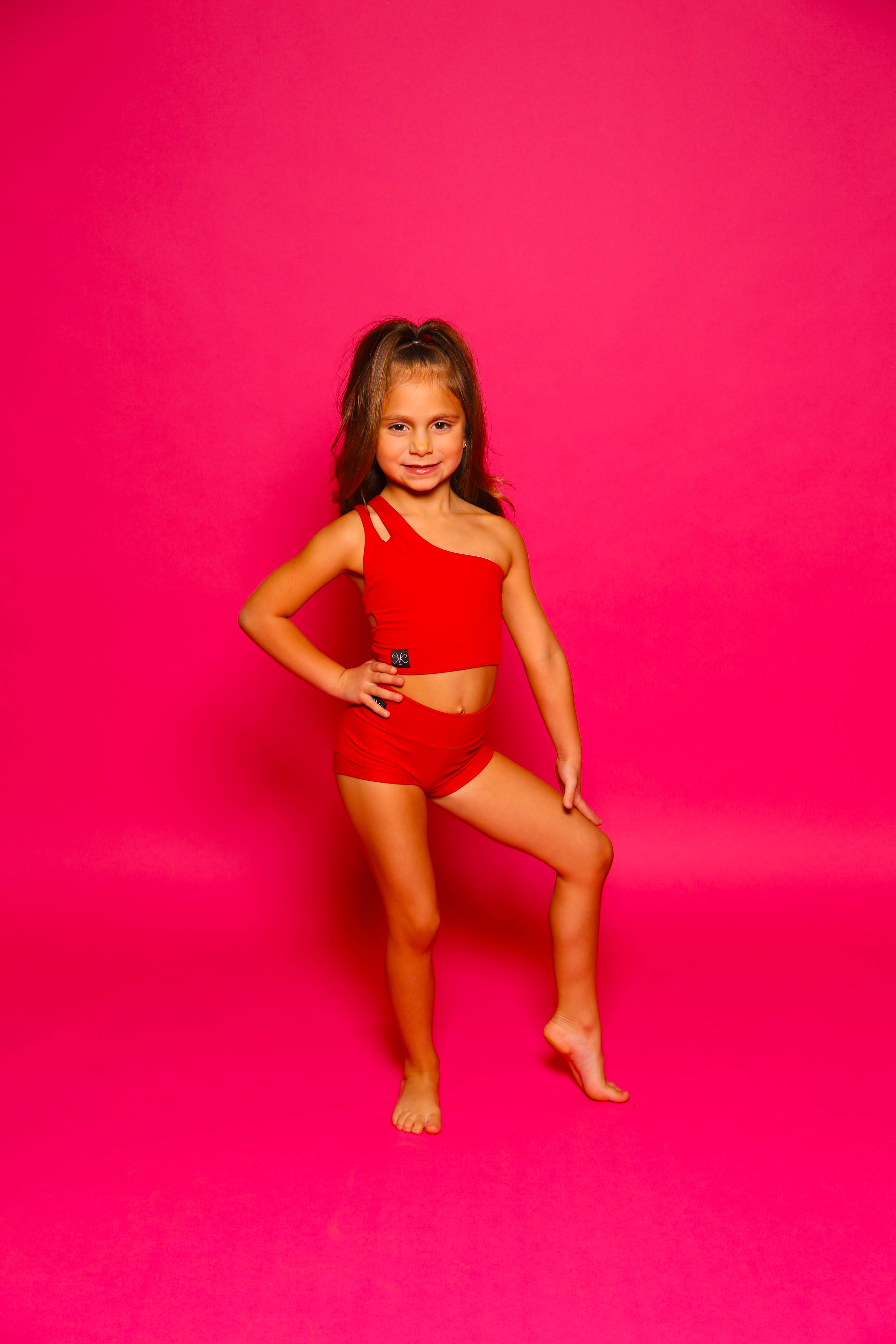My Time Celebrity Short - Red - Ready To Ship - Final Sale