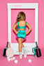 Such A Doll Leotard - Jade/New Raspberry Shine - Ready to Ship