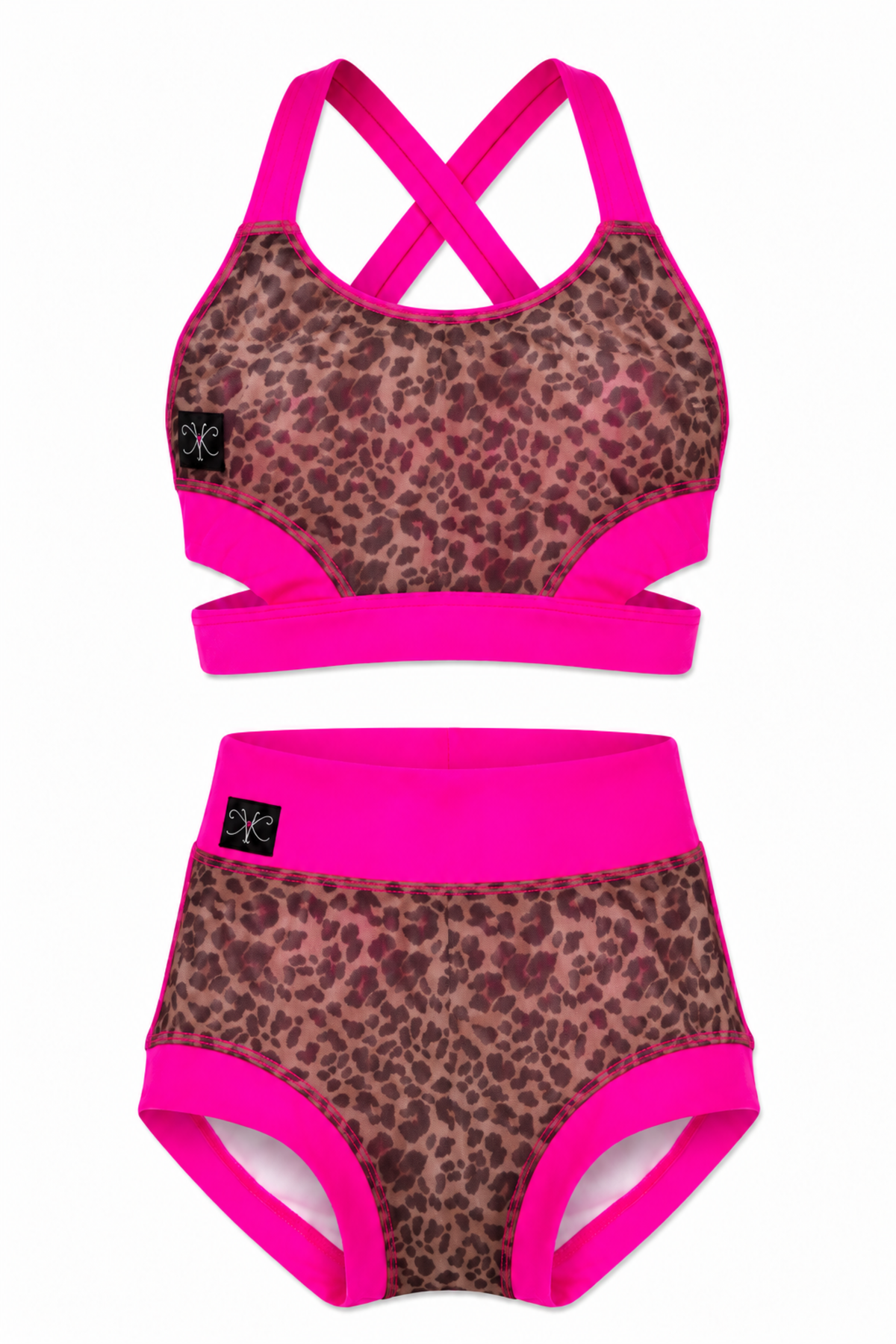 Side Hustle VIP Cheetah Mesh Set - Final Sale
