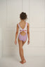 Giselle Leotard - Lavender Mist/Ivory - Ready To Ship - Final Sale