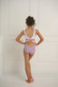 Giselle Leotard - Lavender Mist/Ivory - Ready To Ship - Final Sale