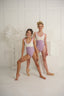 Giselle Leotard - Lavender Mist/Ivory - Ready To Ship - Final Sale