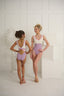Giselle Leotard - Lavender Mist/Ivory - Ready To Ship - Final Sale