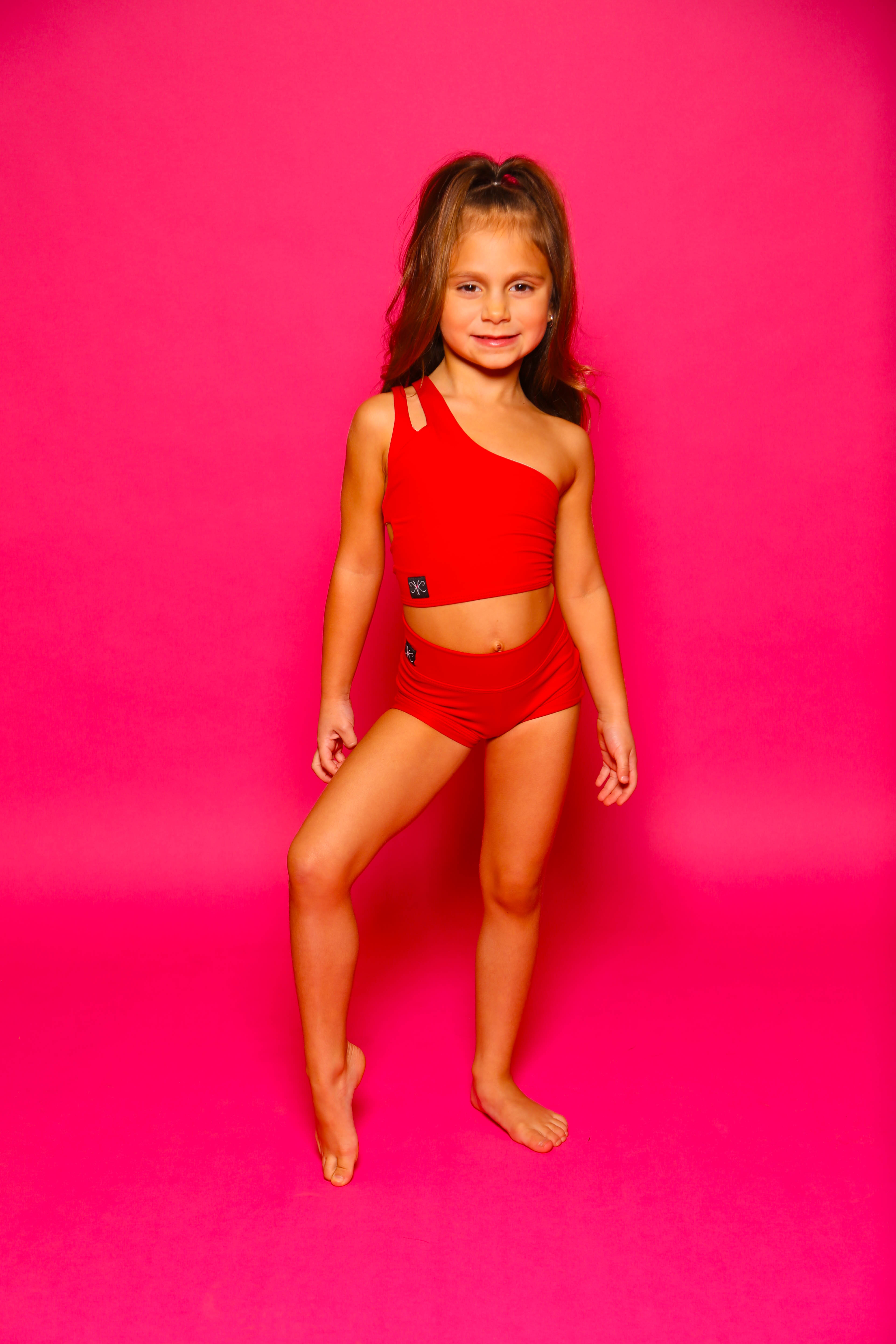 My Time Celebrity Short - Red - Ready To Ship - Final Sale