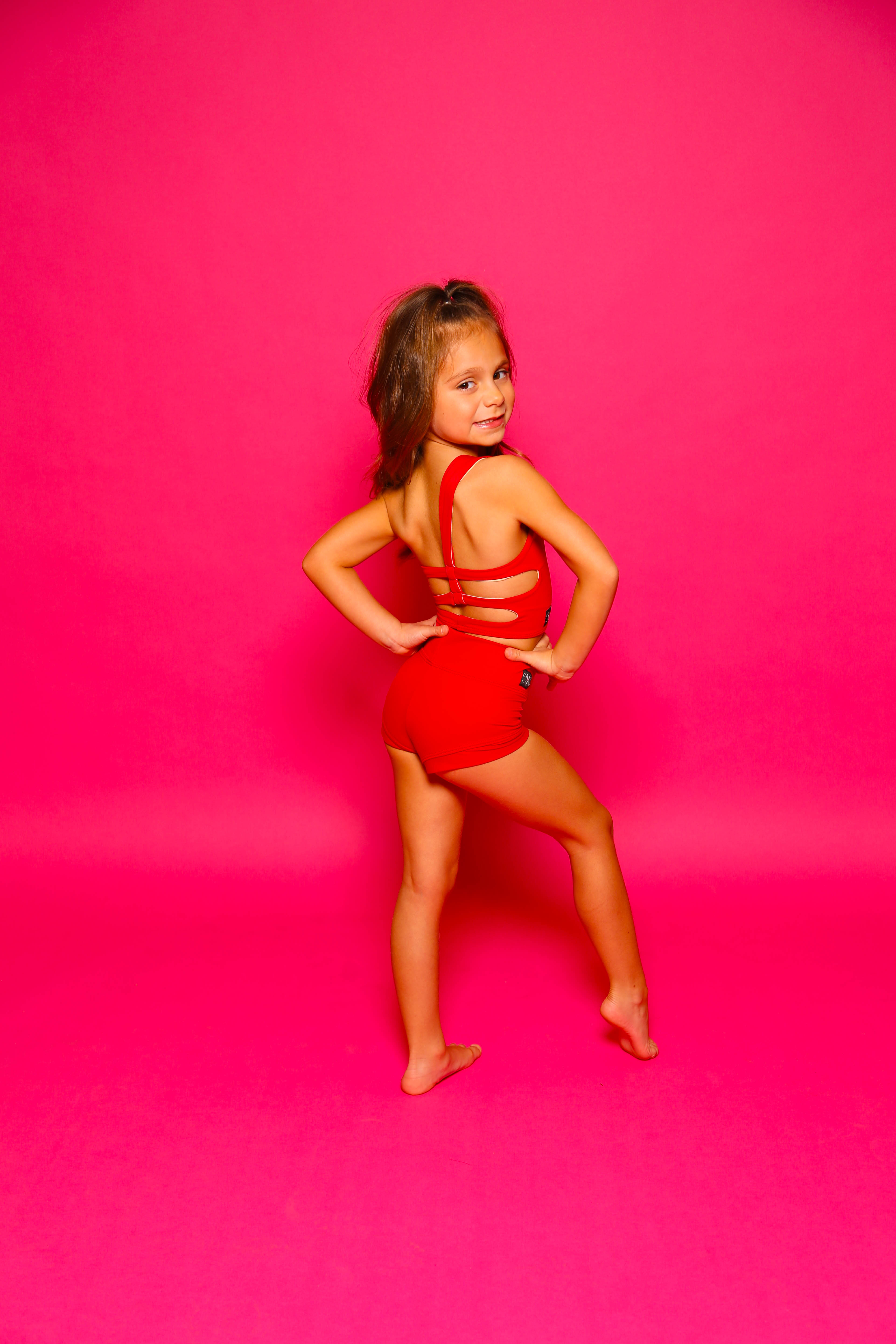 My Time Celebrity Short - Red - Ready To Ship - Final Sale
