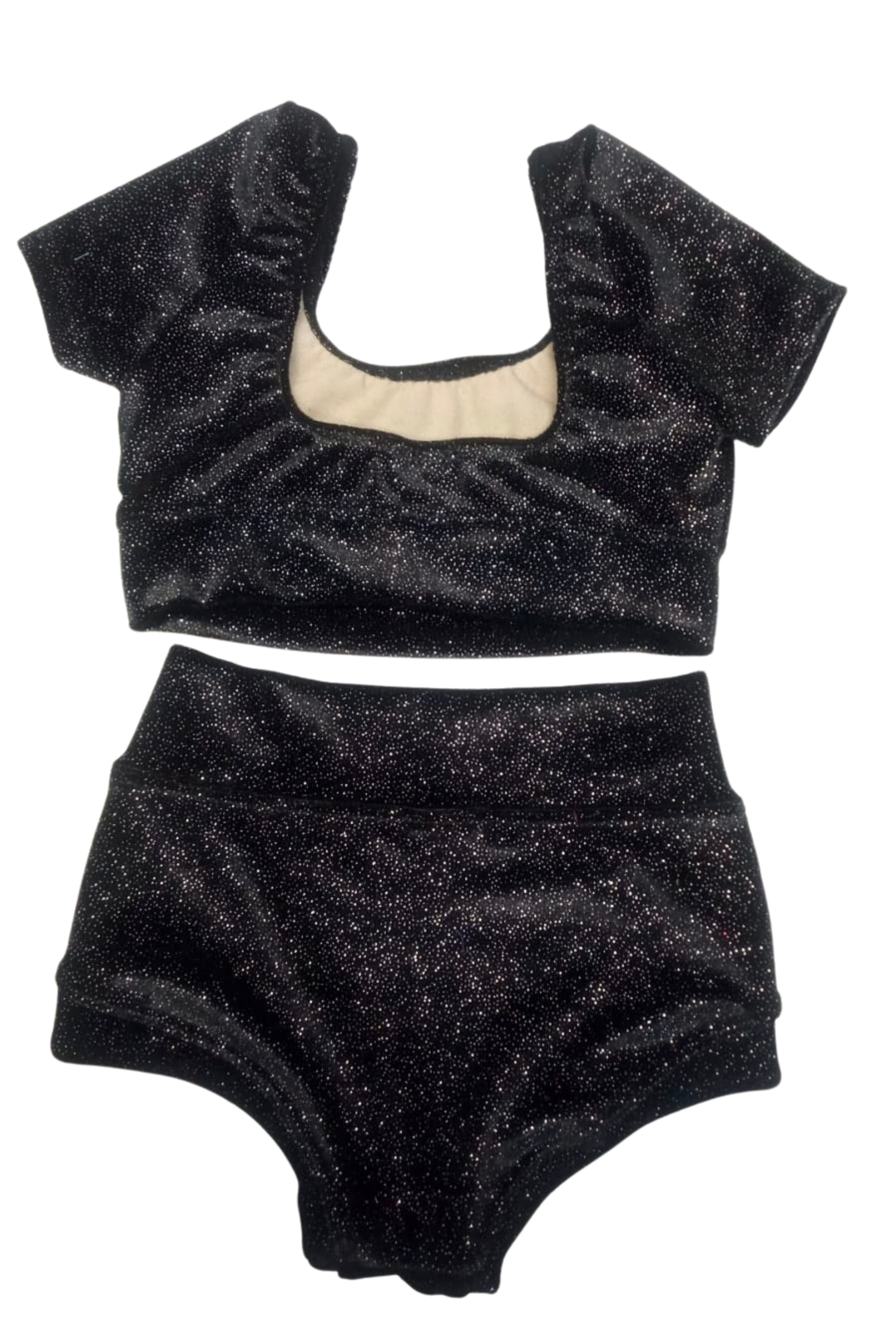 Simple But Cute Set (Exclusive Glitter Velvet) - Ready To Ship - Final Sale