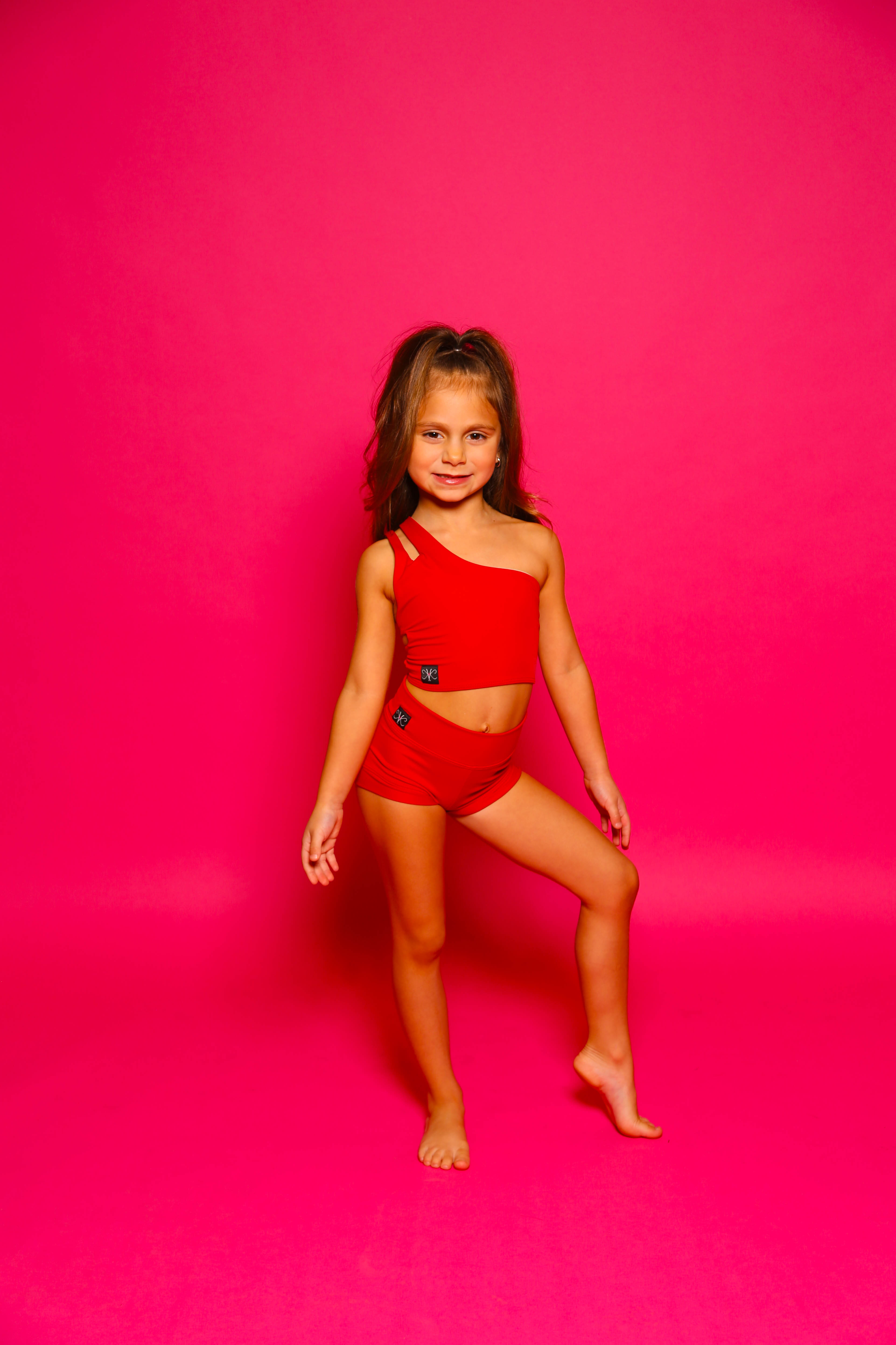 My Time Celebrity Short - Red - Ready To Ship - Final Sale