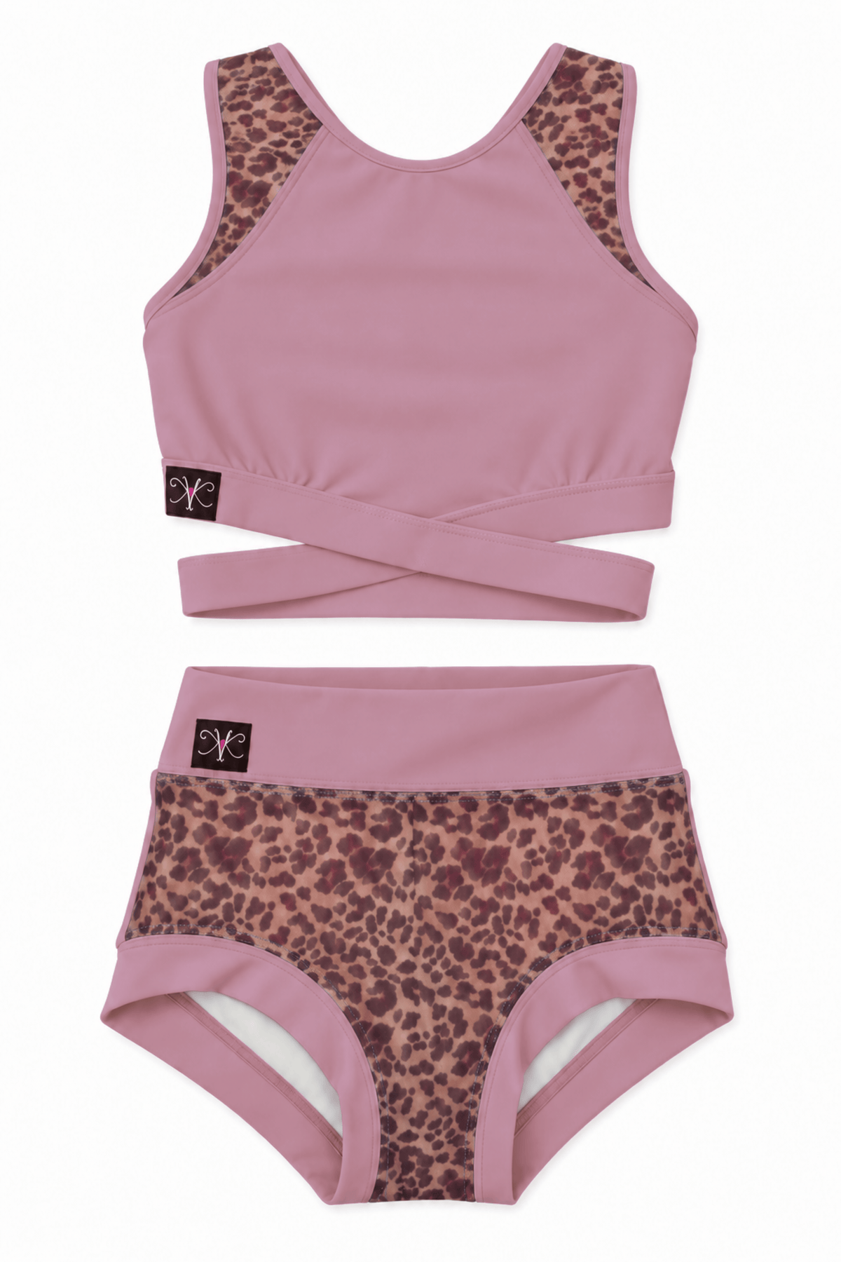 Criss Cross VIP Cheetah Set - Final Sale