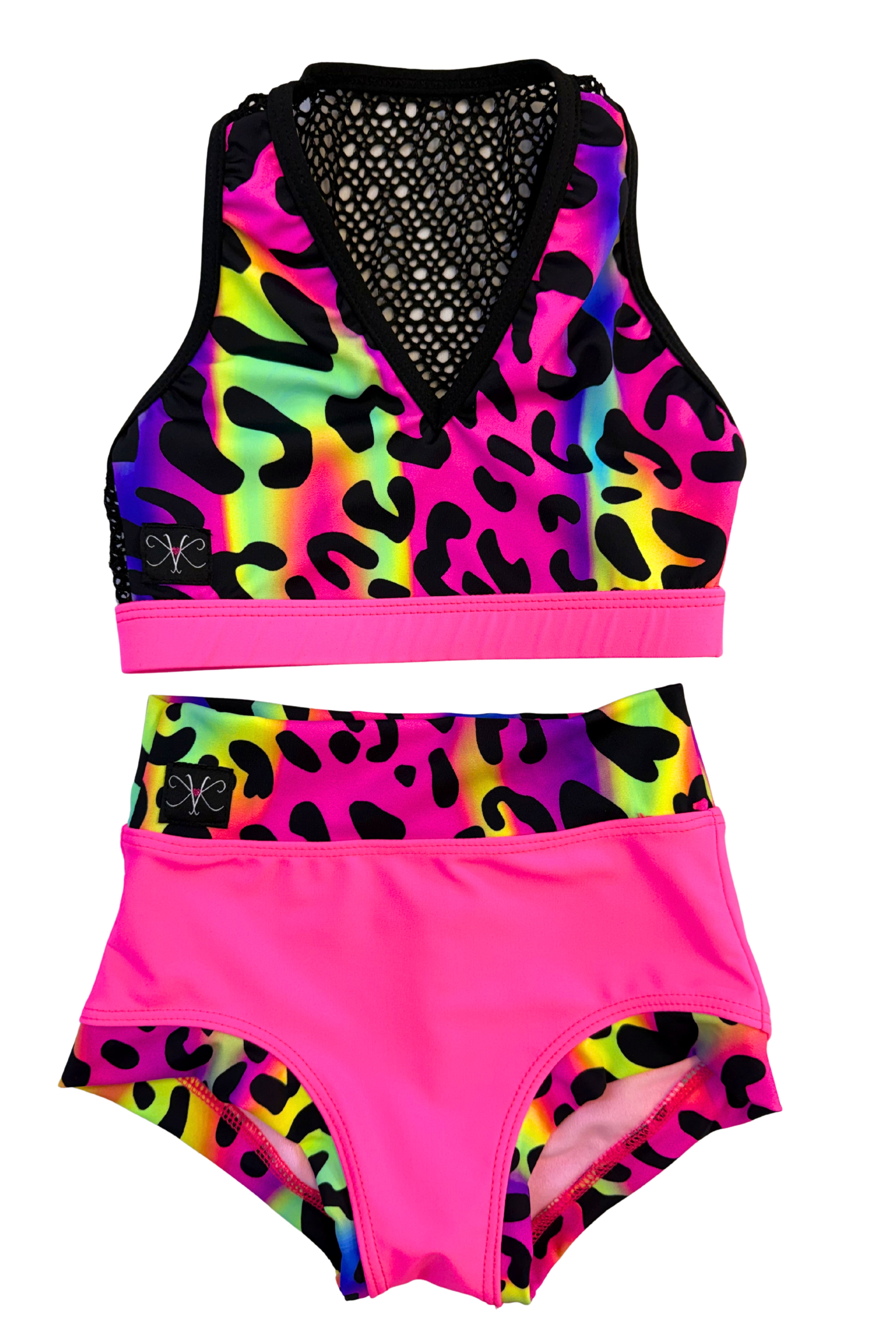 Like A Boss Rainbow Cheetah Set - Final Sale