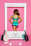 Such A Doll Leotard - Jade/New Raspberry Shine - Ready to Ship