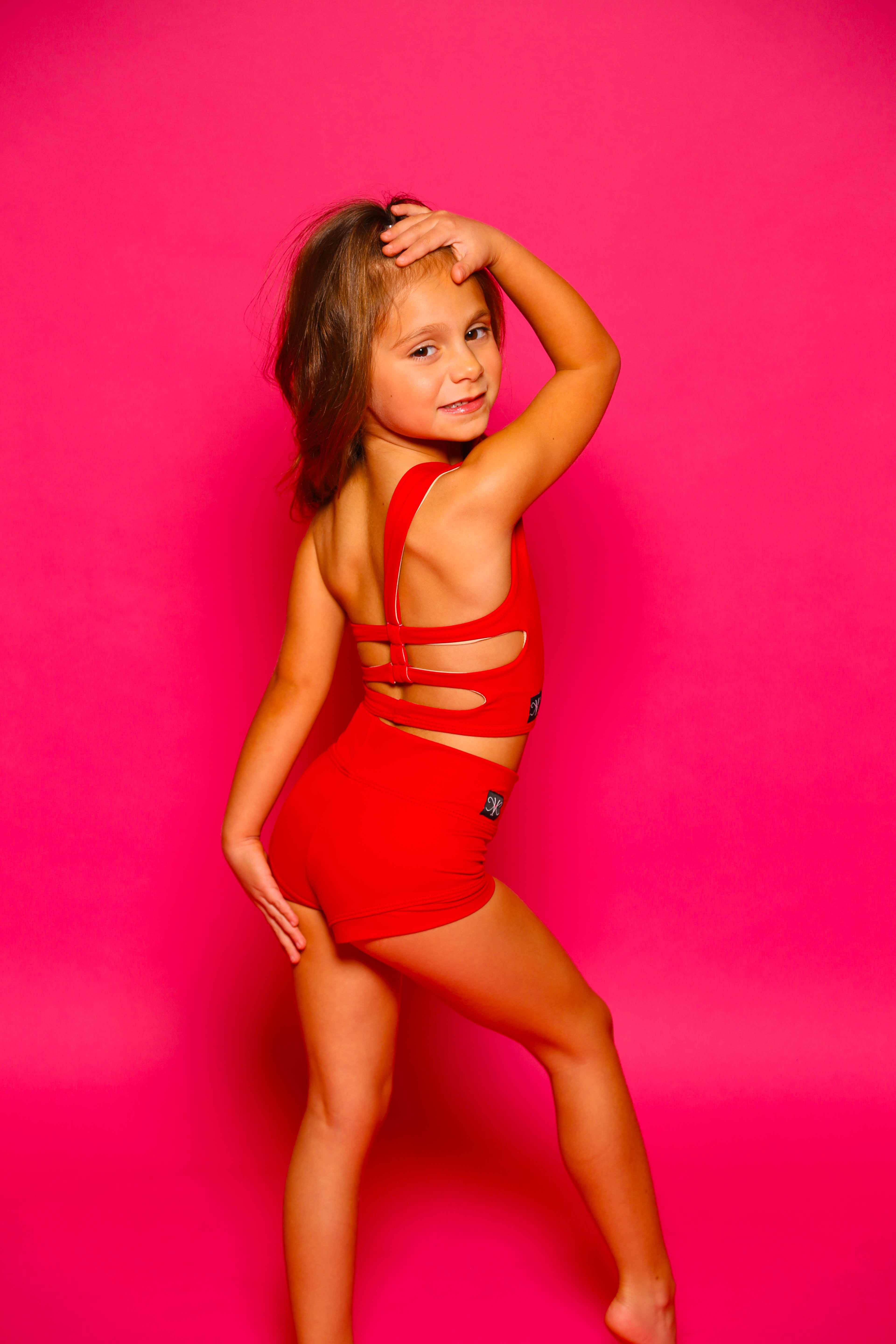My Time Celebrity Short - Red - Ready To Ship - Final Sale