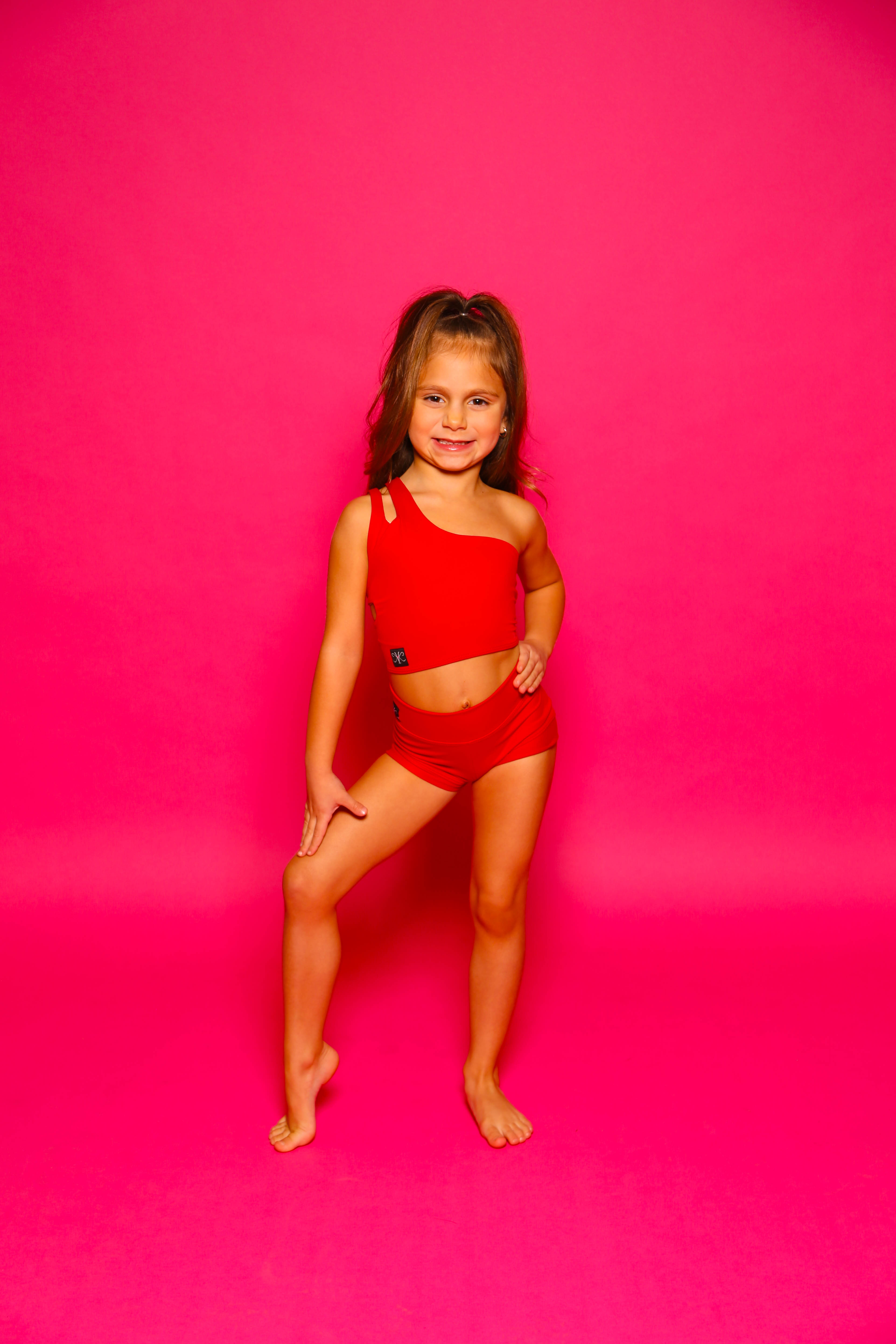 My Time Celebrity Short - Red - Ready To Ship - Final Sale