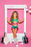 Such A Doll Leotard - Jade/New Raspberry Shine - Ready to Ship