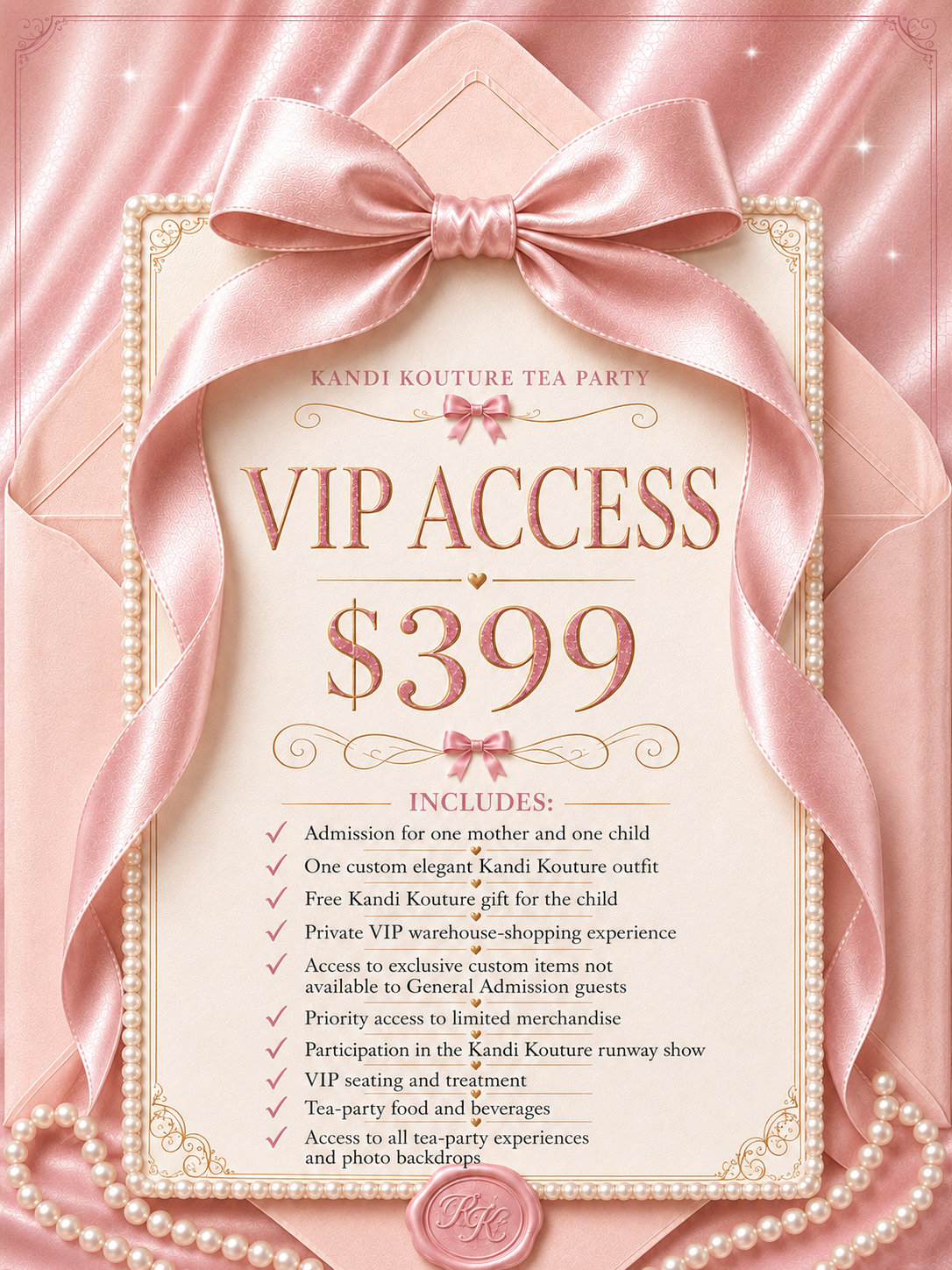 VIP Admission - The Tea Party - Final Sale