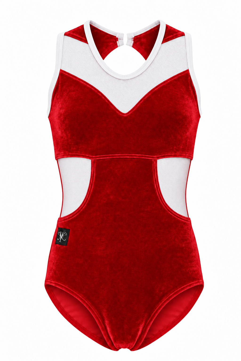 Cut Out The Drama Velvet Leotard - CHRISTMAS EDITION