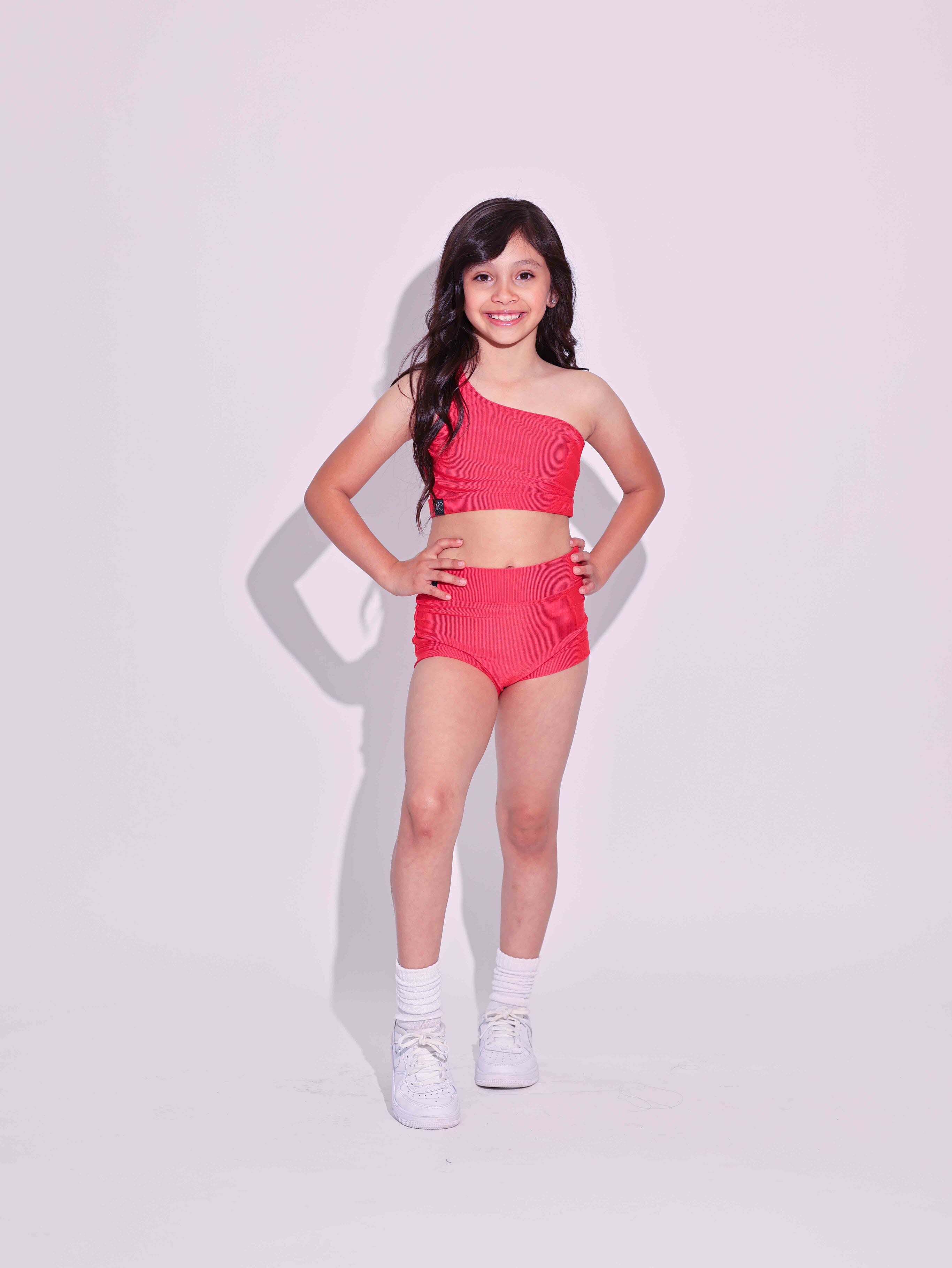 Cross the Line Ribbed Bra Top - Carmino Ribbed - Ready to Ship