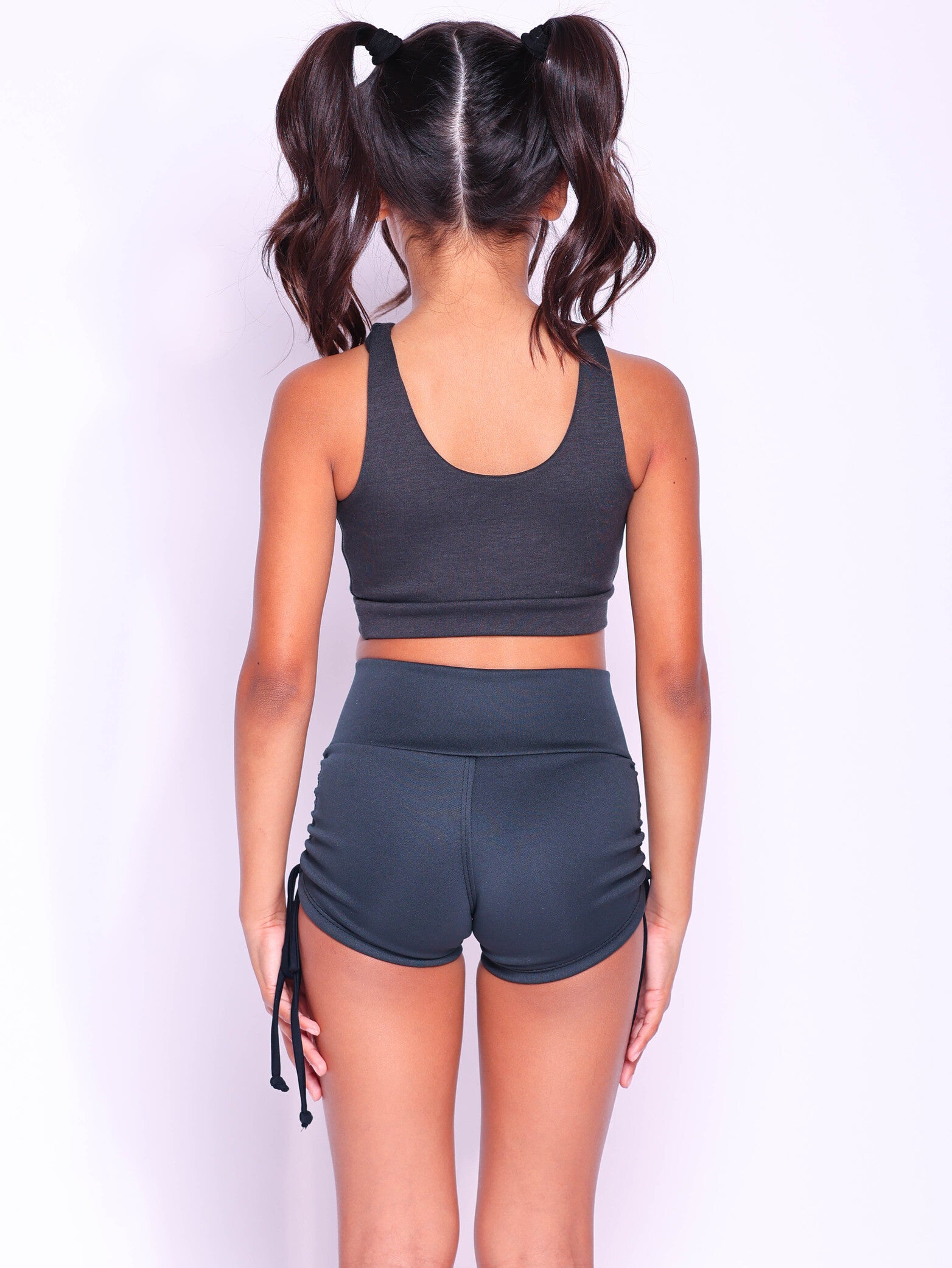 Luxe Life Bra Top - Charcoal - Ready To Ship