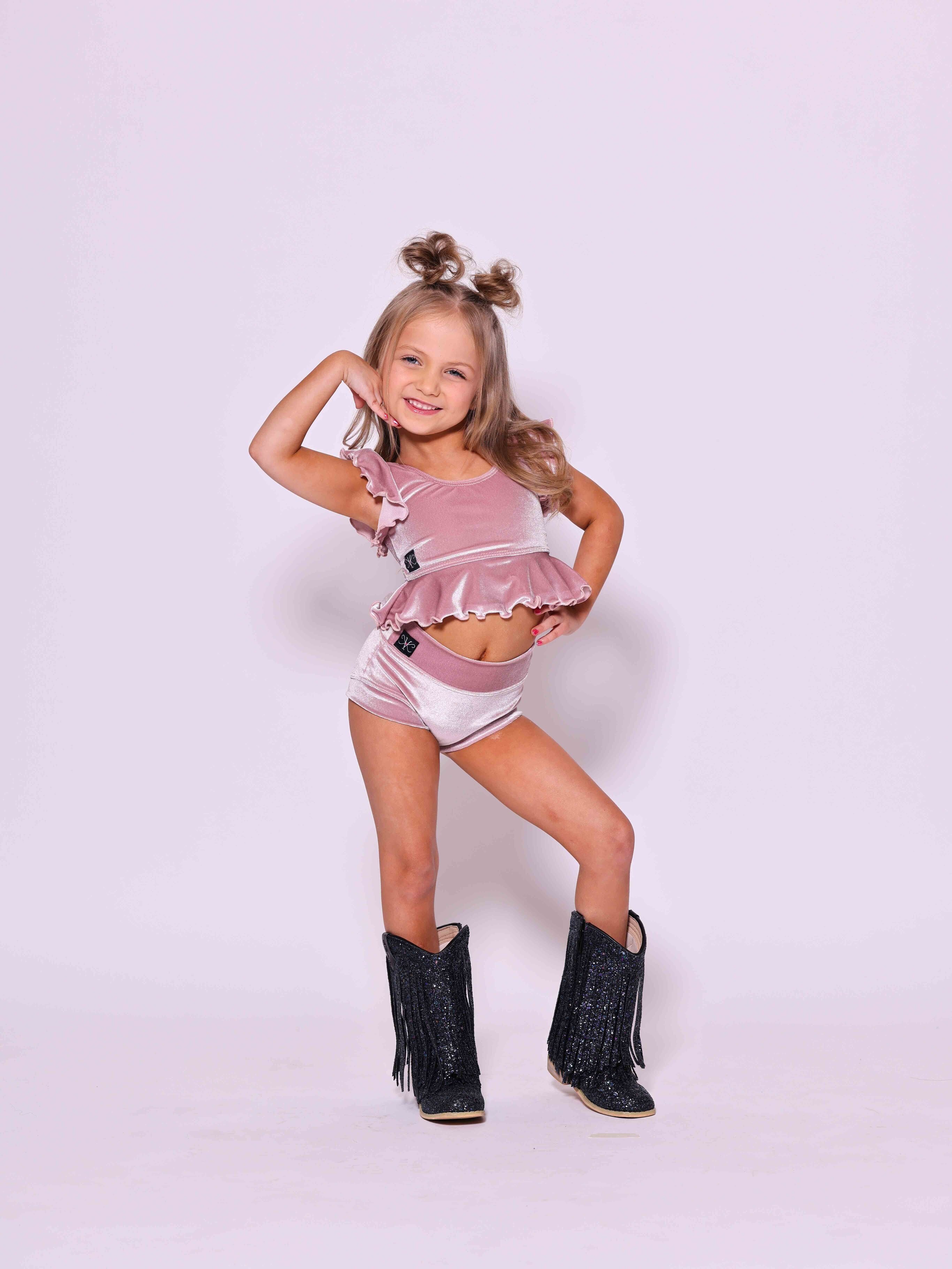 All Dolled Up VIP Brief - Mauve Velvet - Ready To Ship