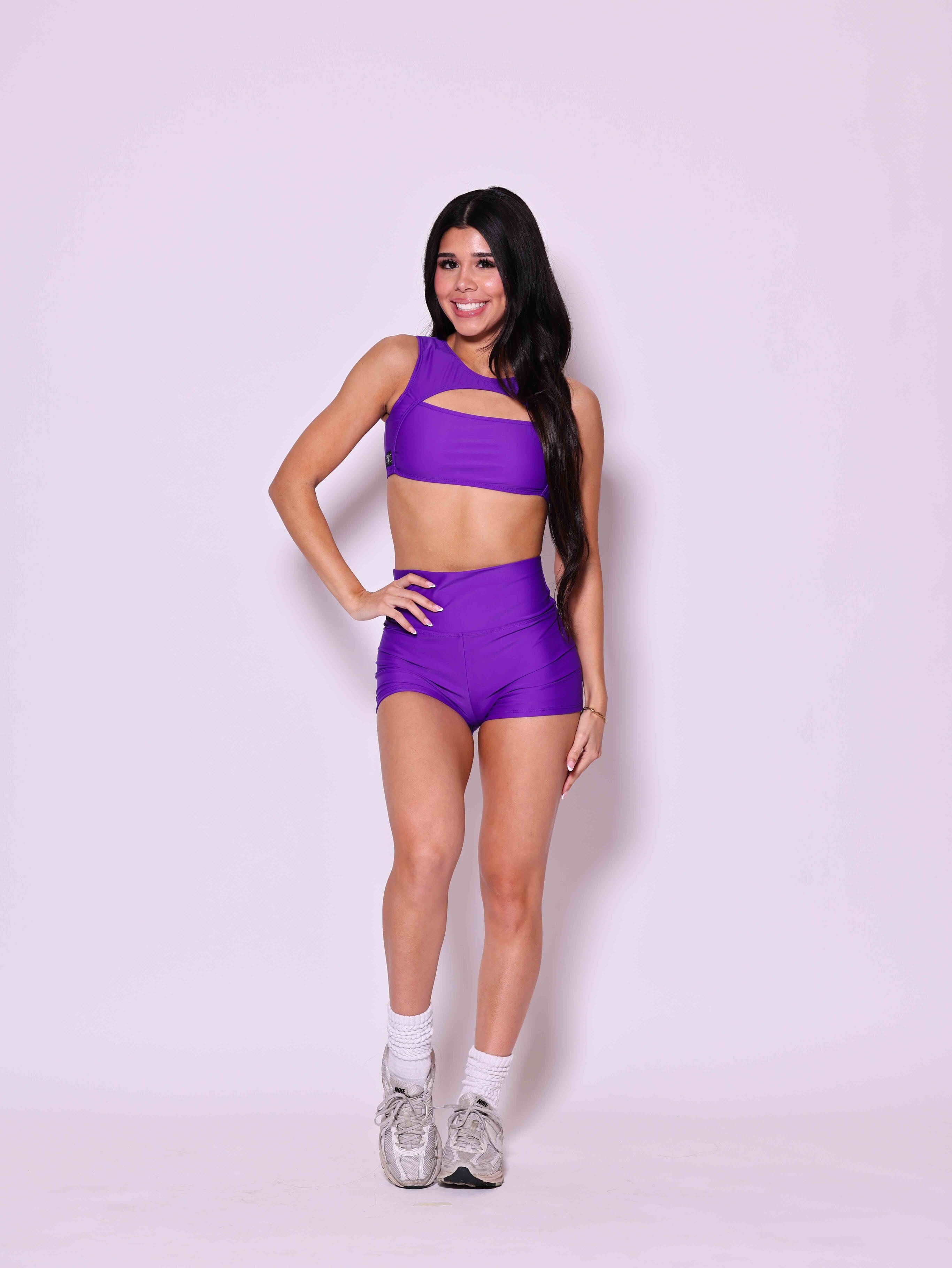 Anikka Short - Purple - Ready To Ship