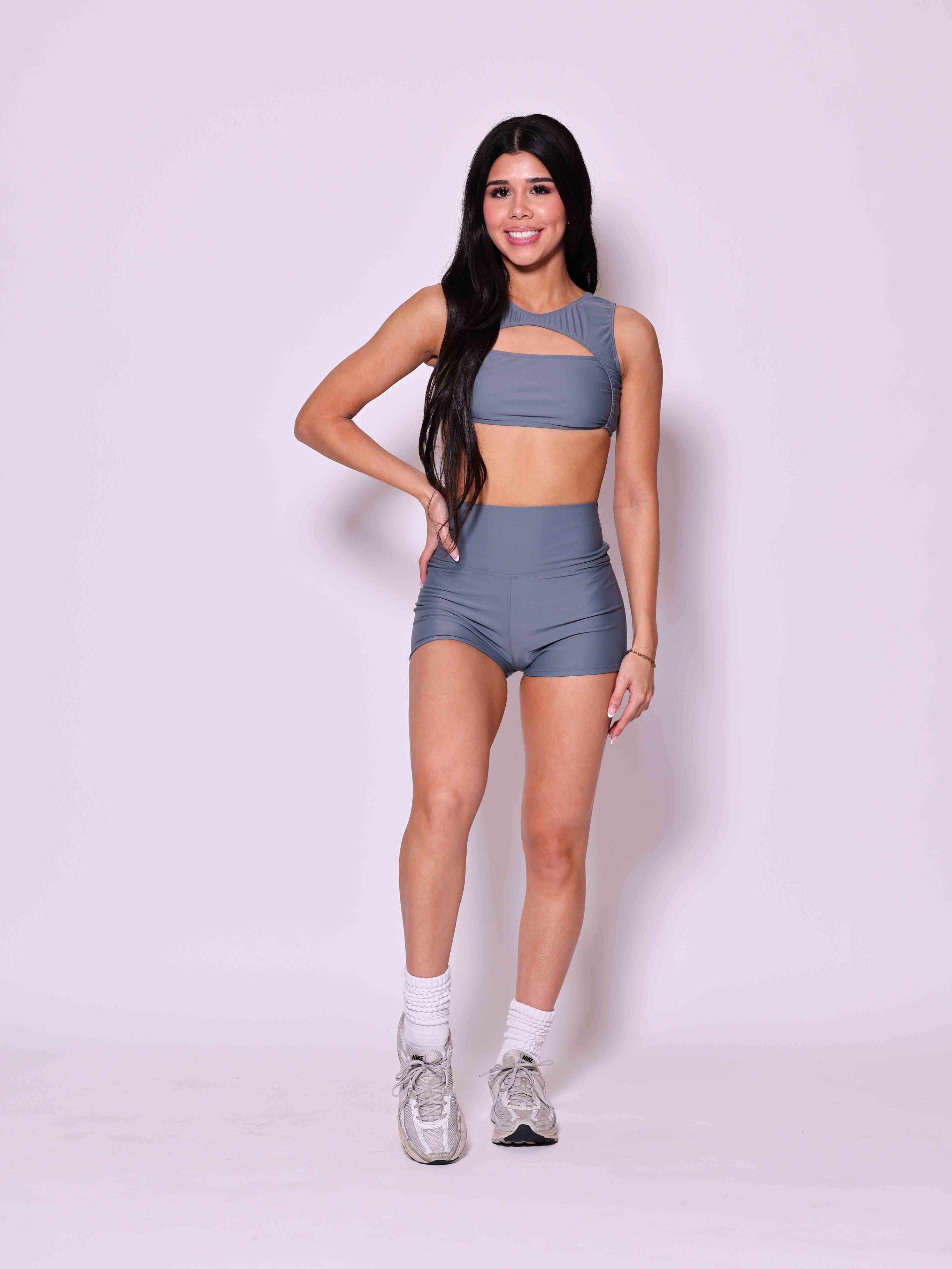 Anikka Bra Top - Gray - Ready To Ship