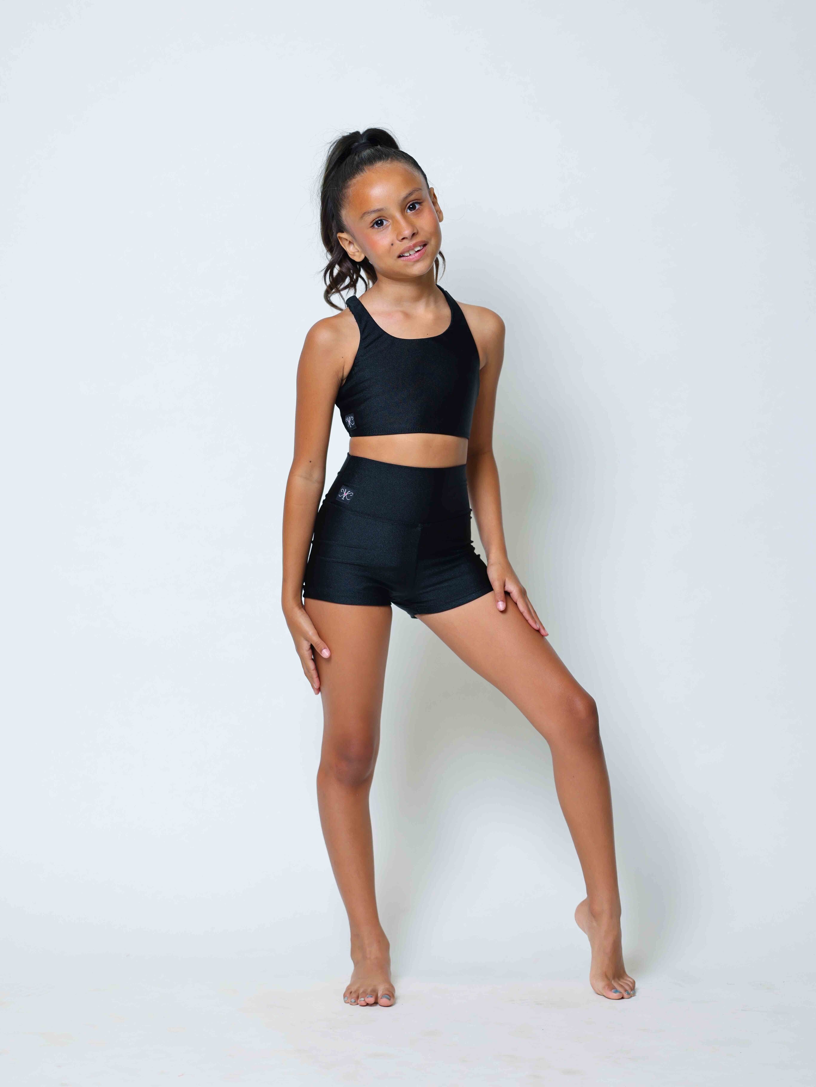 Girls Trip Short - Black Shiny