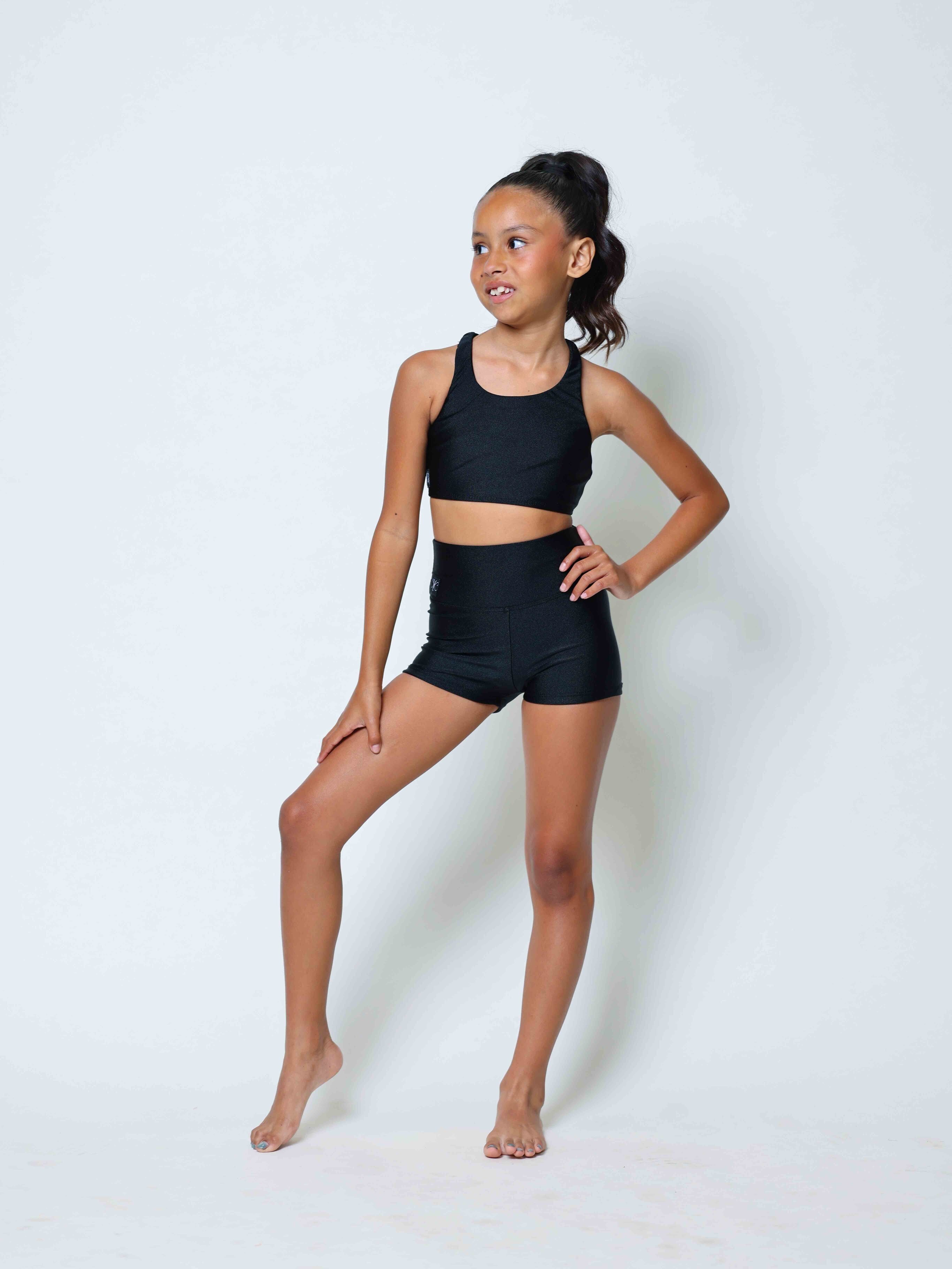 Girls Trip Short - Black Shiny