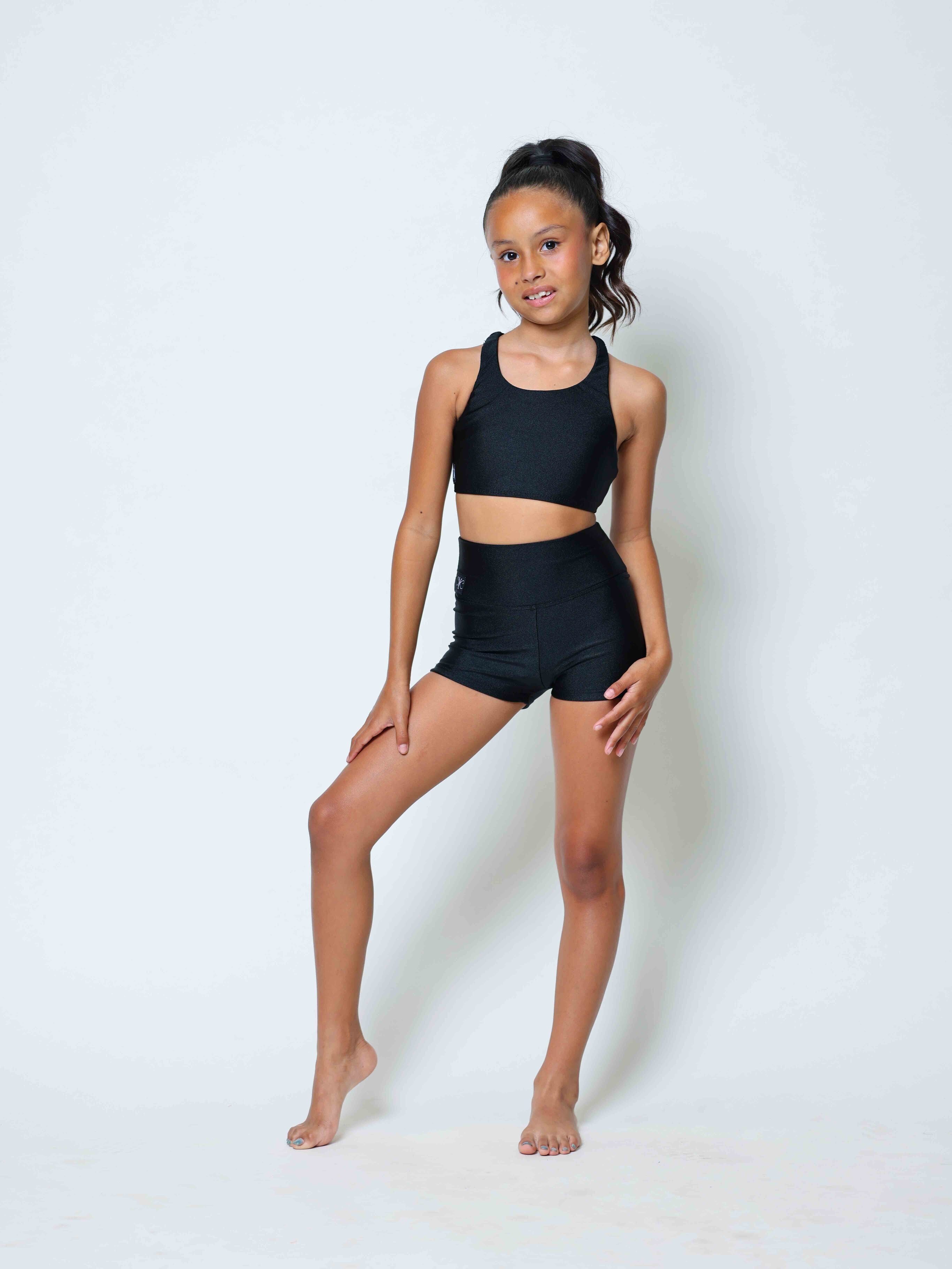 Girls Trip Short - Black Shiny