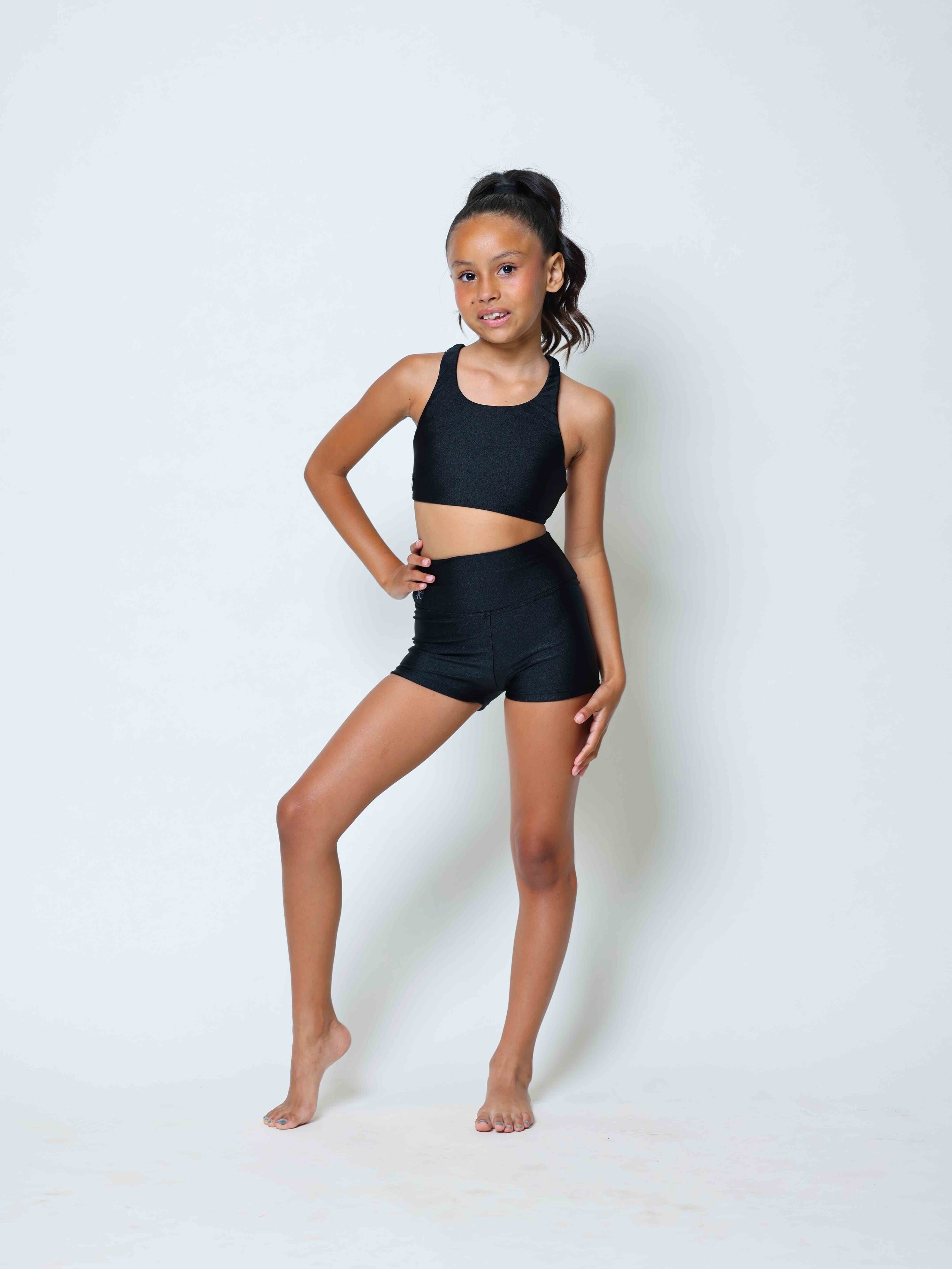 Girls Trip Short - Black Shiny