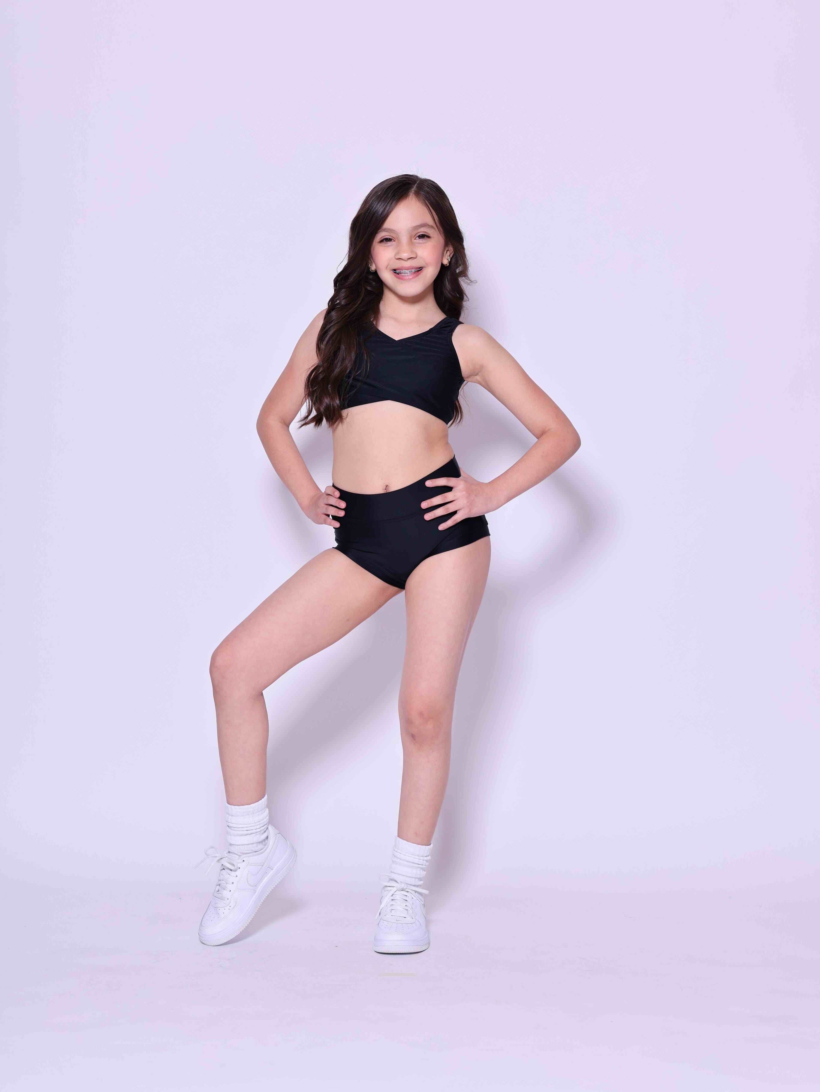 Cross My Heart Bra Top - Black - Ready To Ship