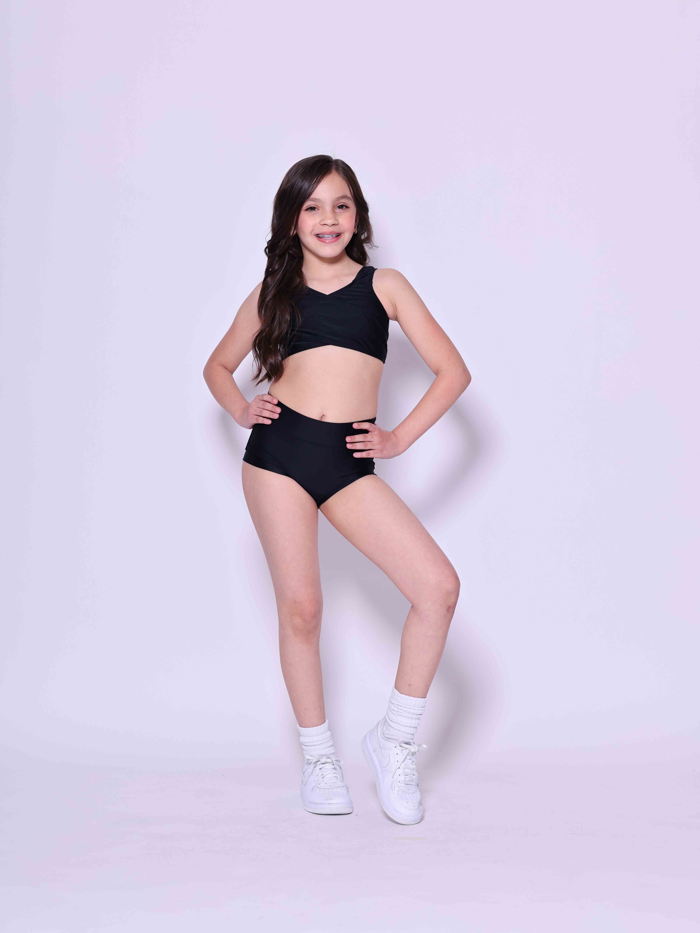 Cross My Heart Bra Top - Black - Ready To Ship