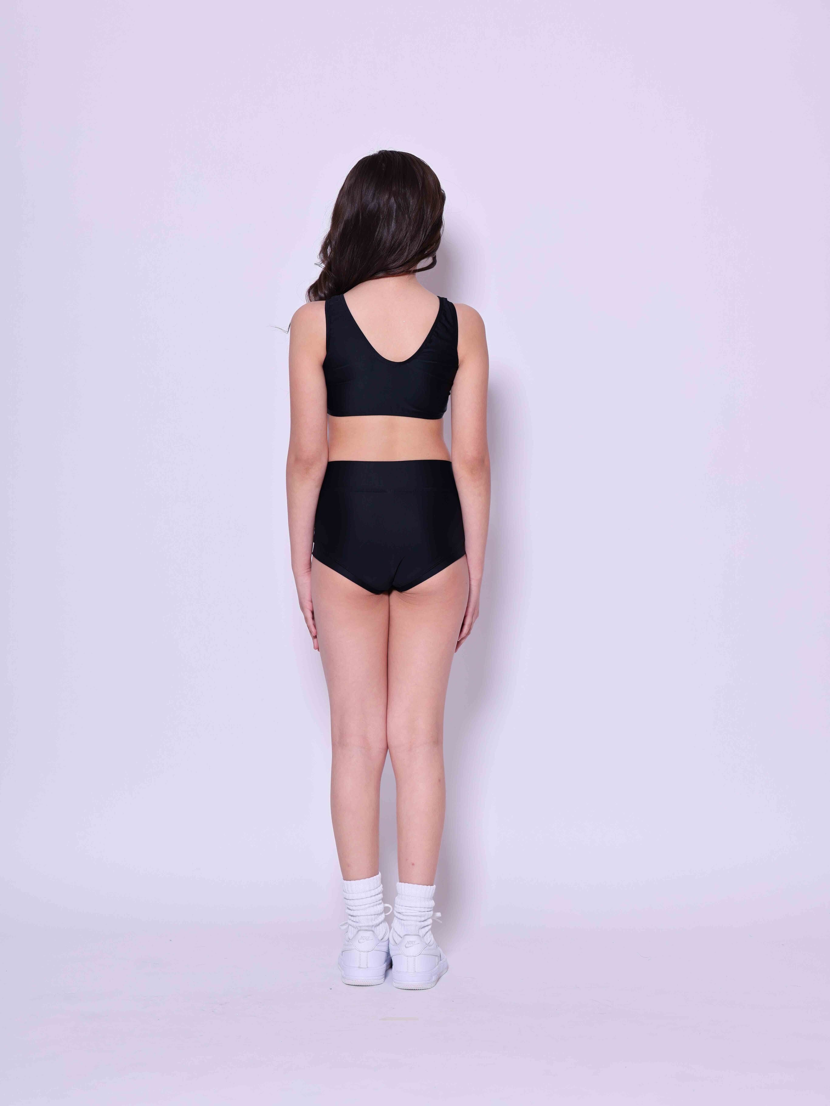 Cross My Heart Bra Top - Black - Ready To Ship