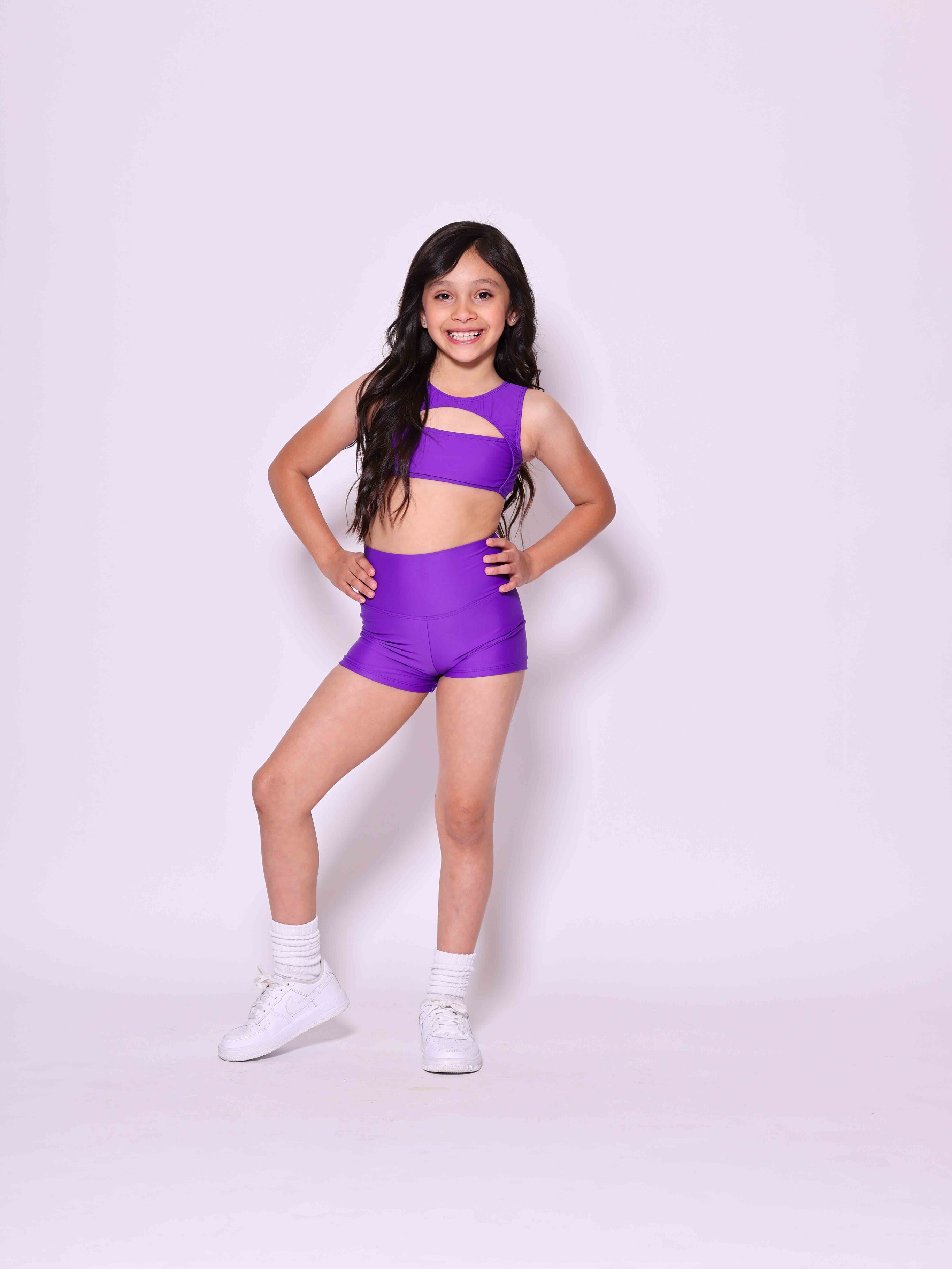 Anikka Short - Purple - Ready To Ship