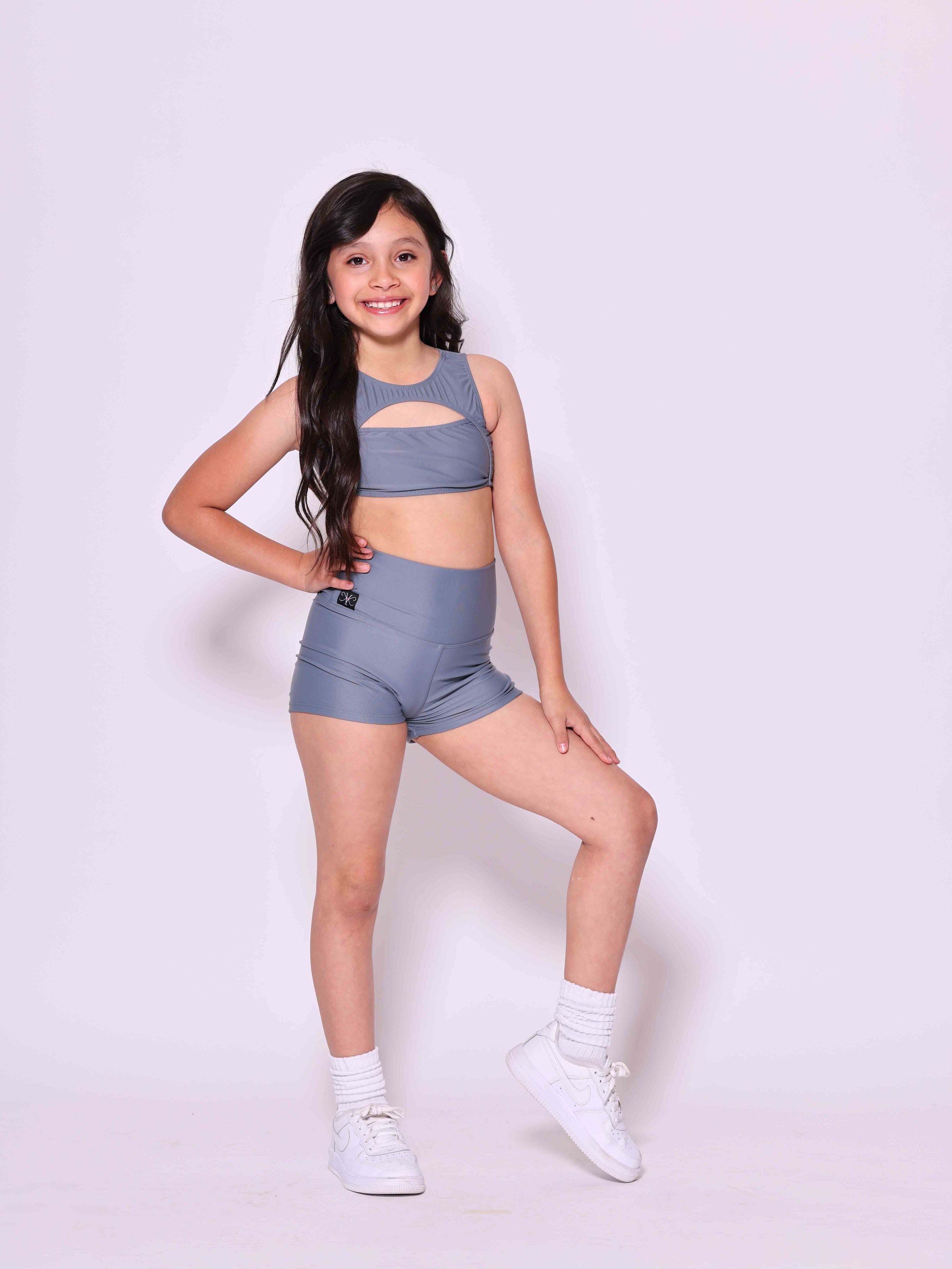 Anikka Short - Gray - Ready To Ship