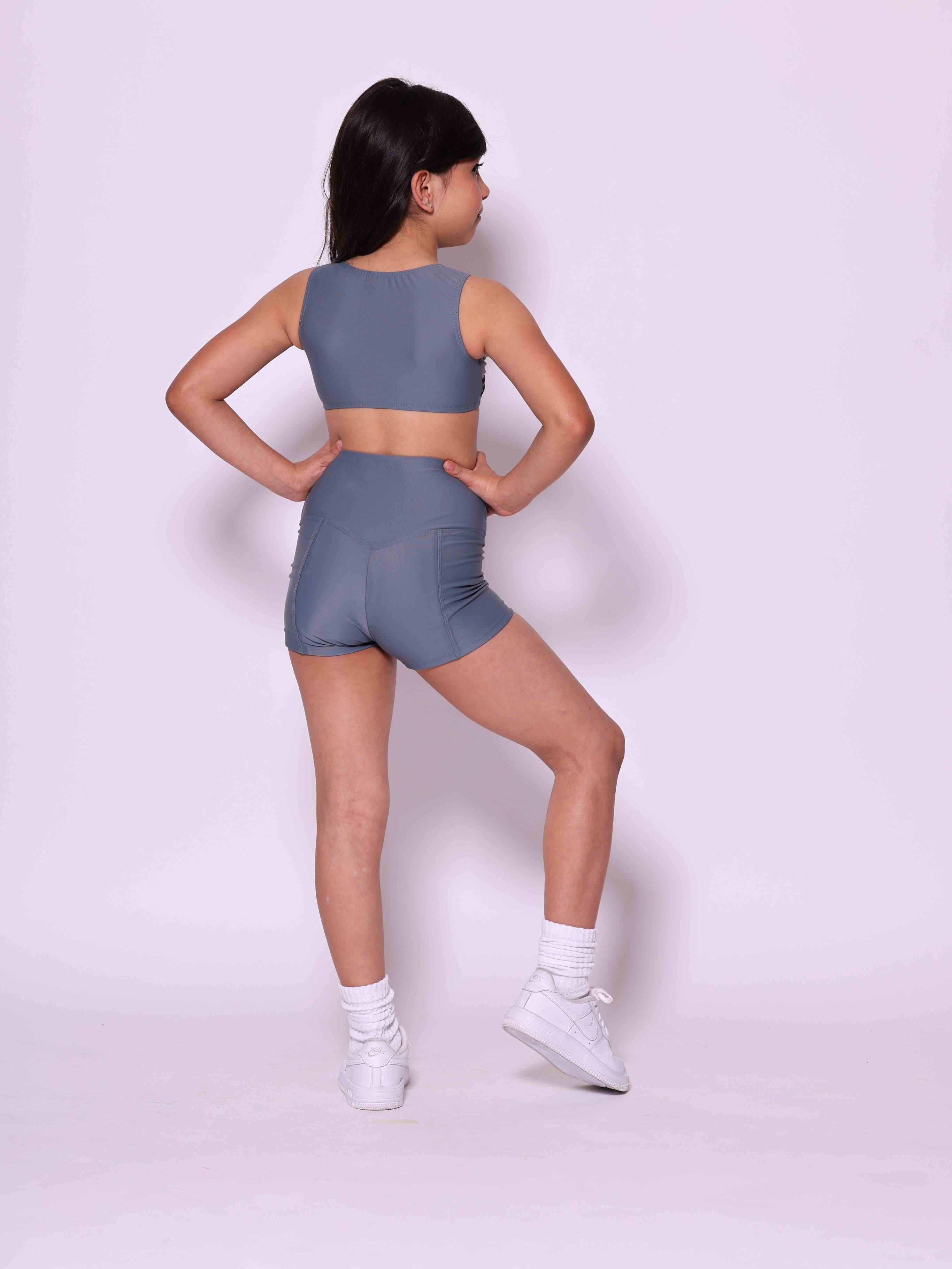 Anikka Short - Gray - Ready To Ship