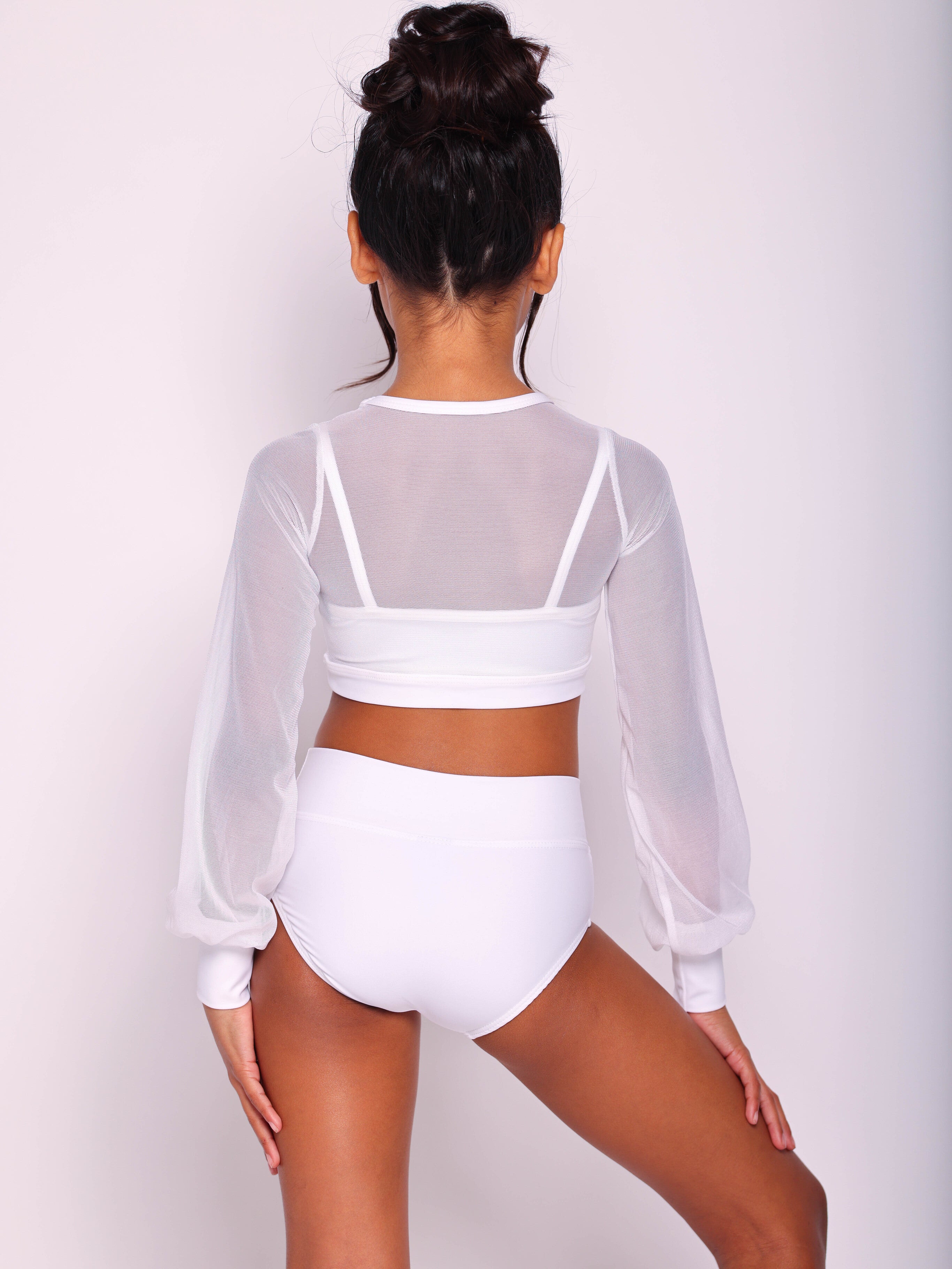 Hollaback Posh Brief - White - Ready to Ship