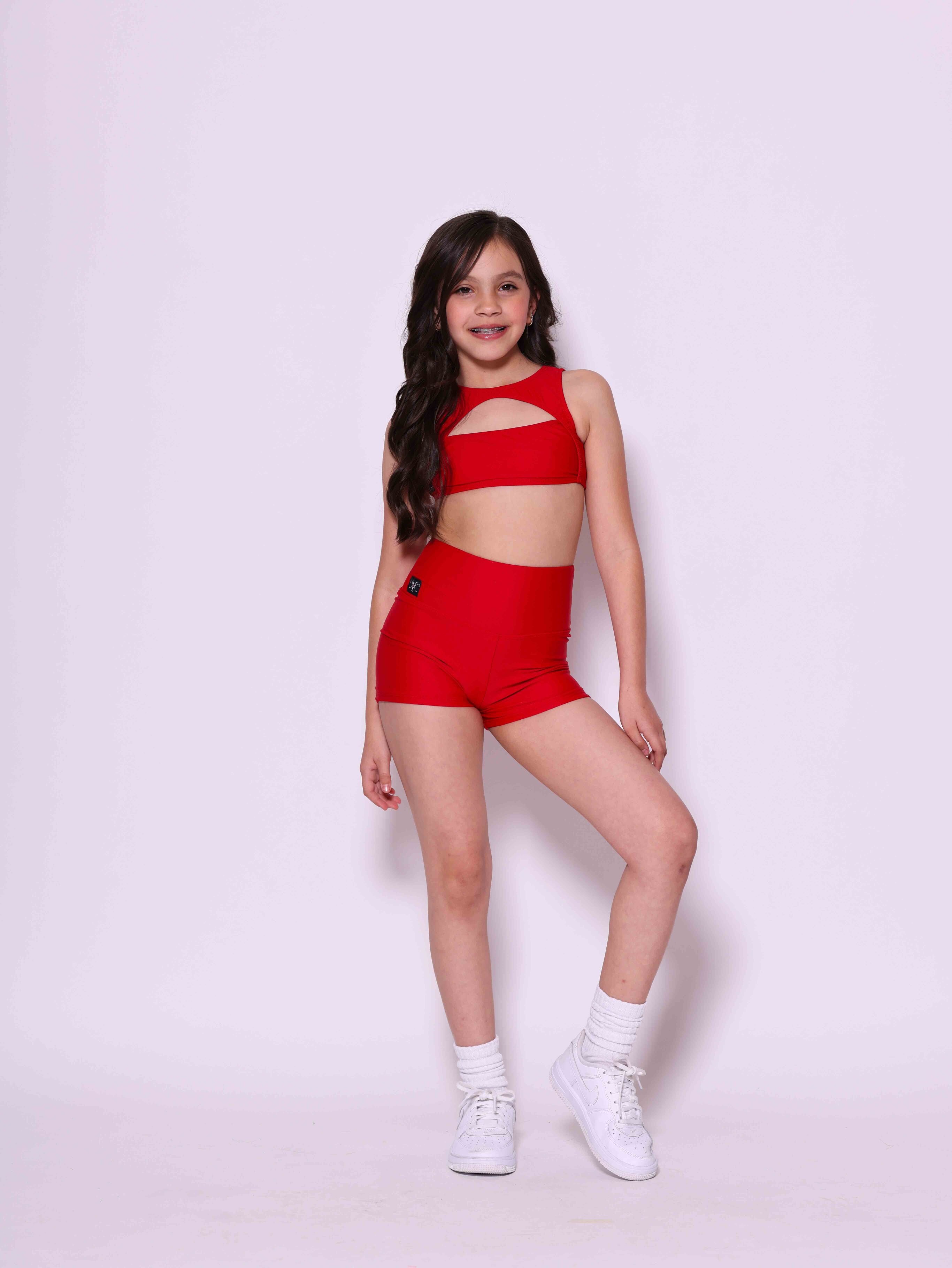 Anikka Short - Red - Ready To Ship