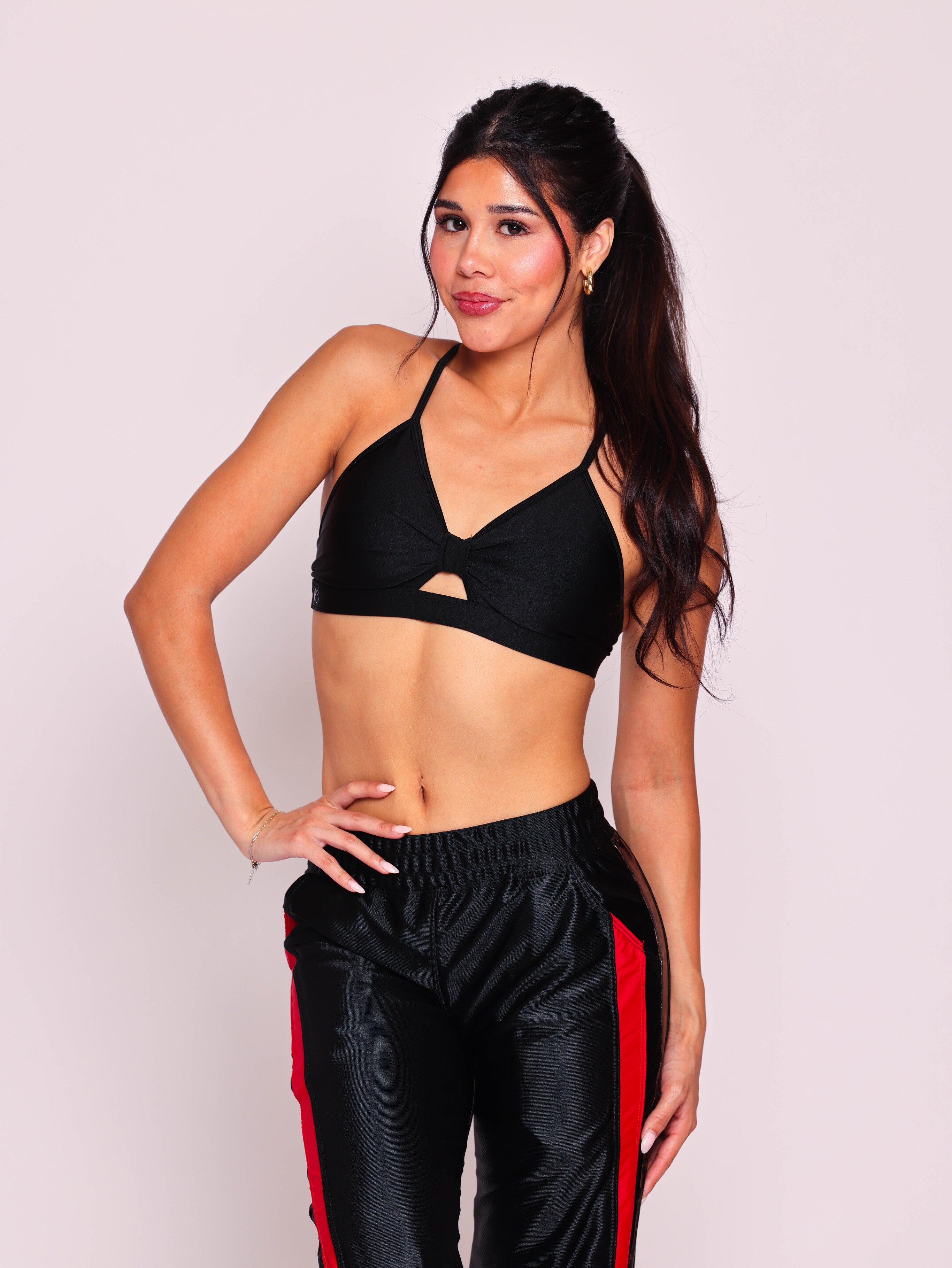 Diva Vibes Jogger - Black/Red/Glow Cheetah - Ready to Ship