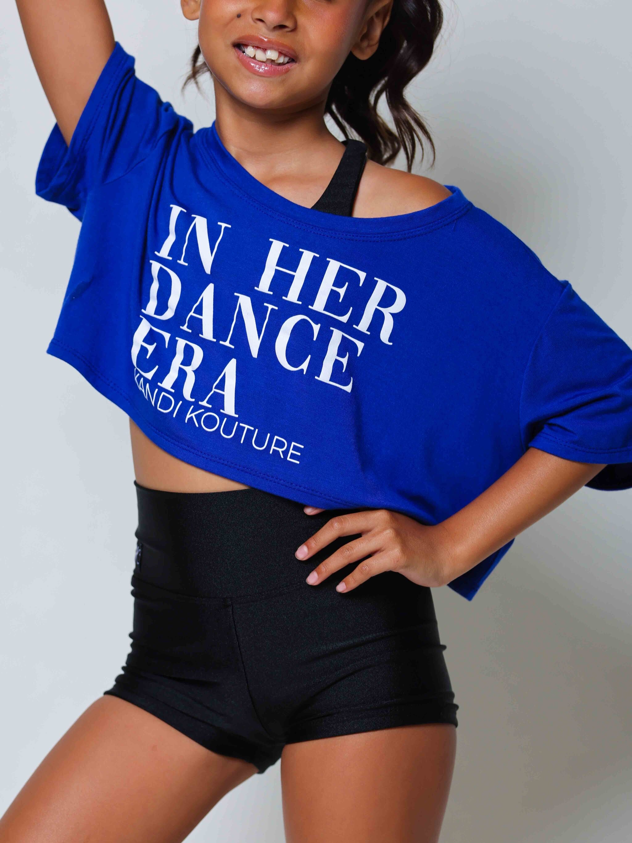 The Perfect Cropped Tee - Royal Blue