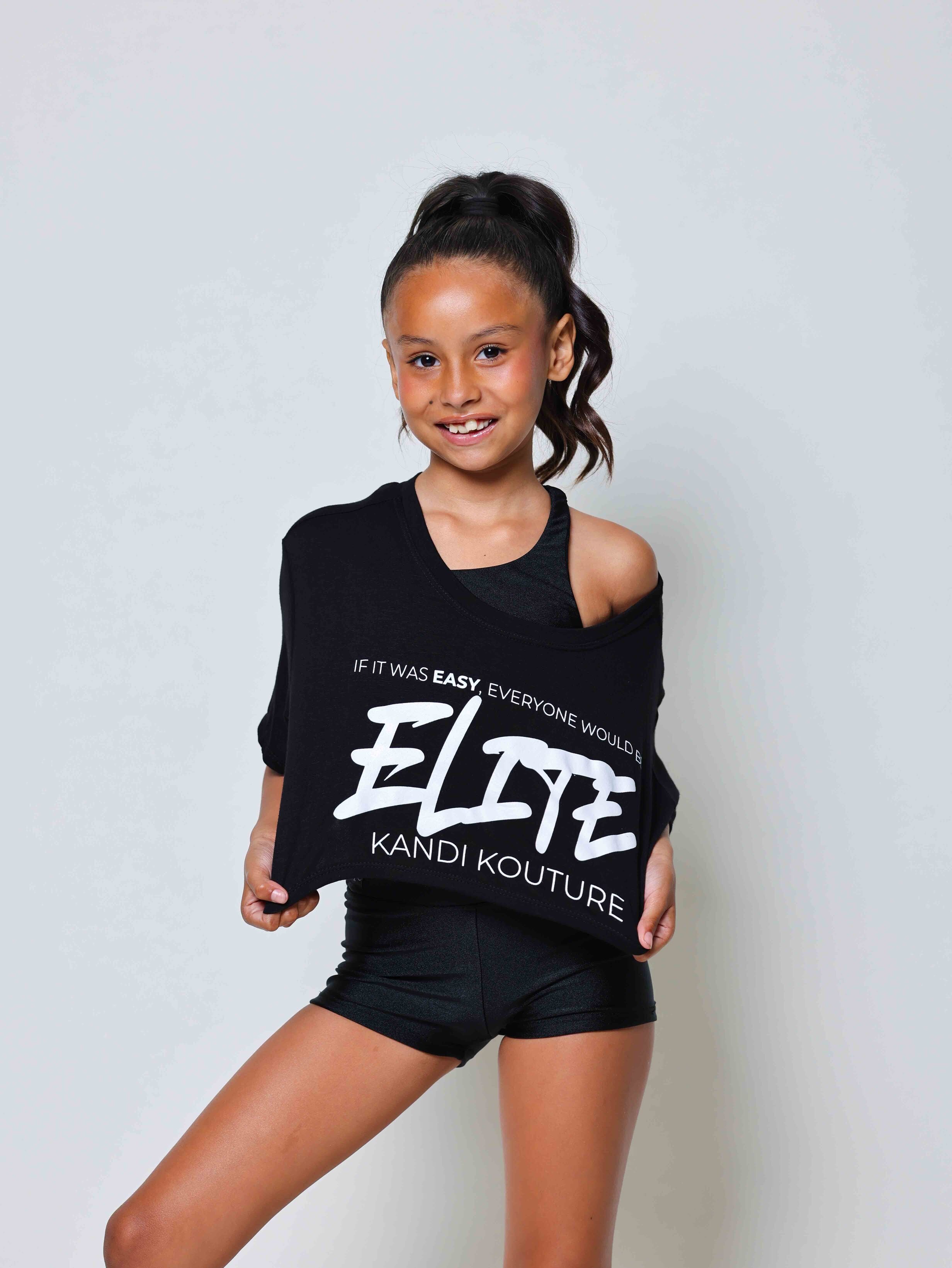 The Perfect Cropped Tee - Black