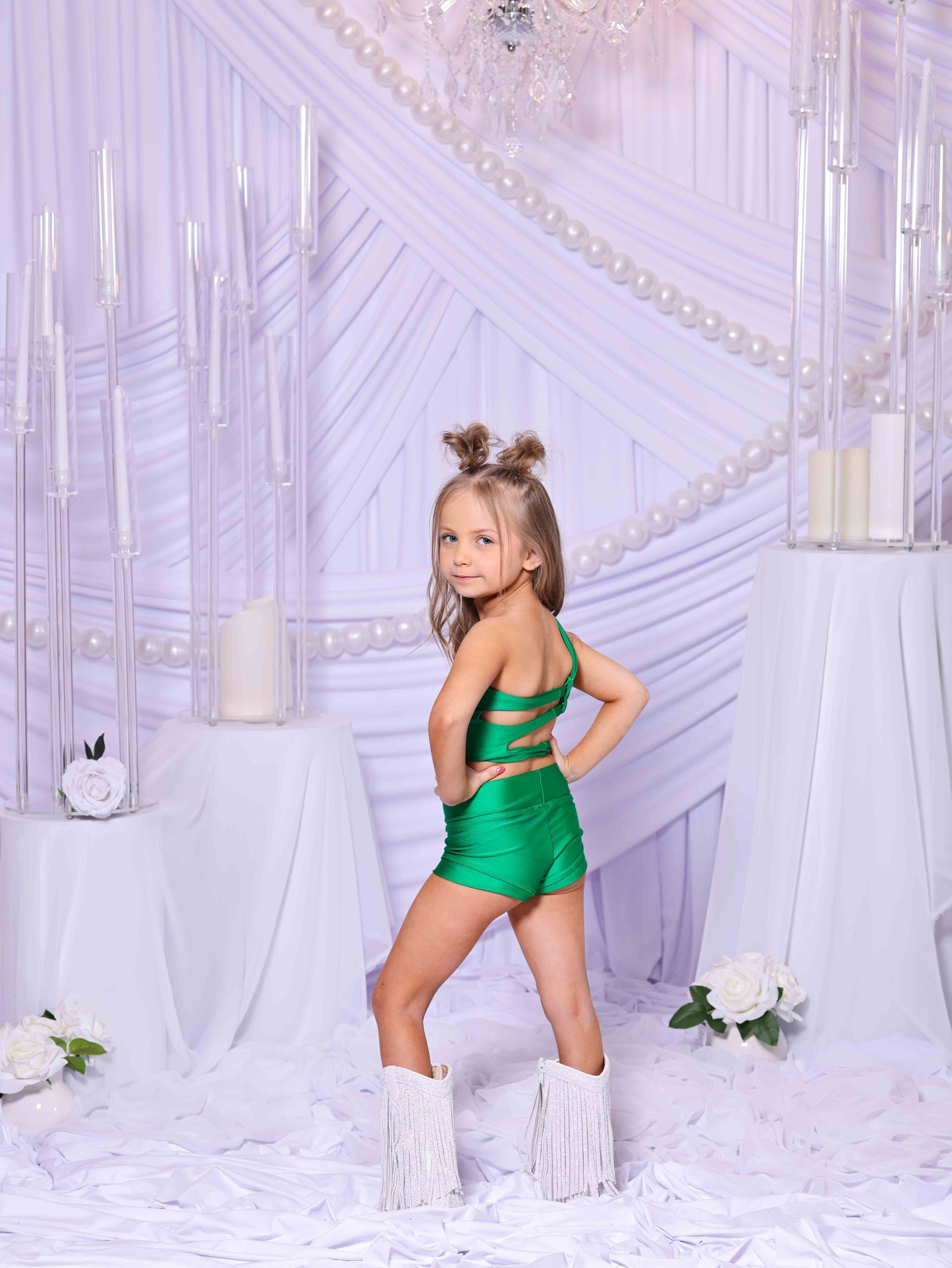 My Time Celebrity Short - Emerald - Ready To Ship