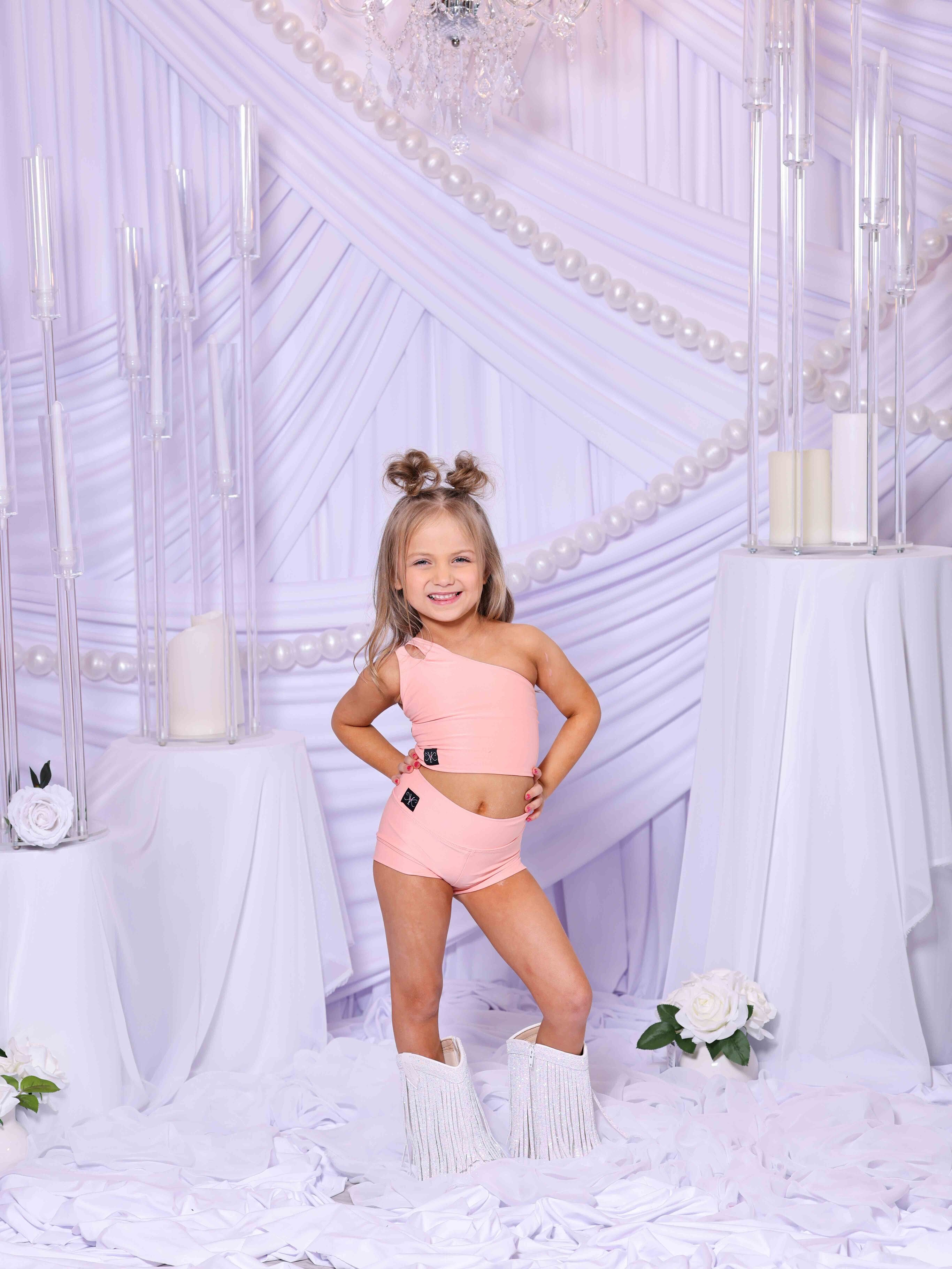 My Time Celebrity Short - Peachy - Ready To Ship