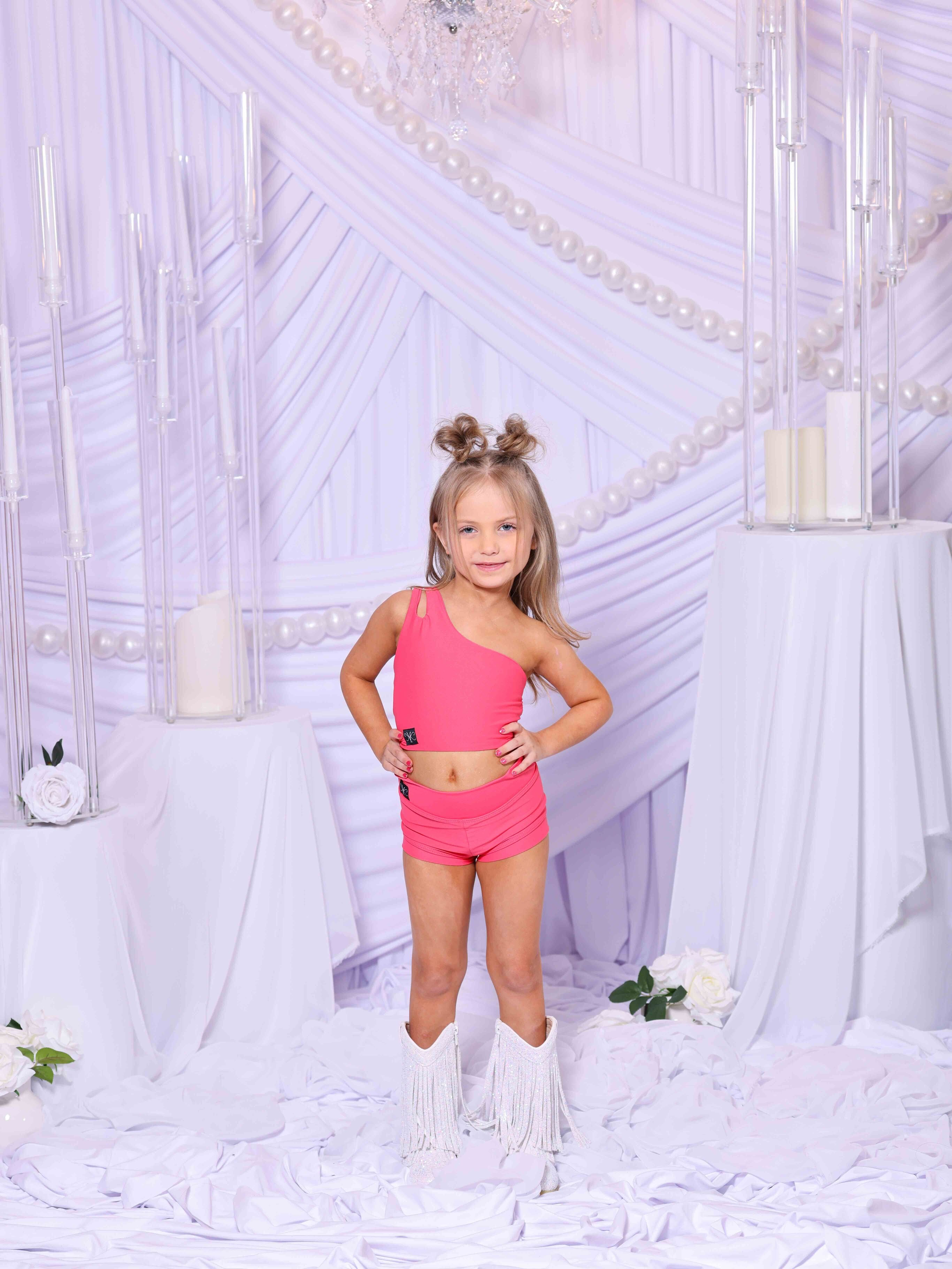 My Time Celebrity Short - Hot Coral - Ready To Ship