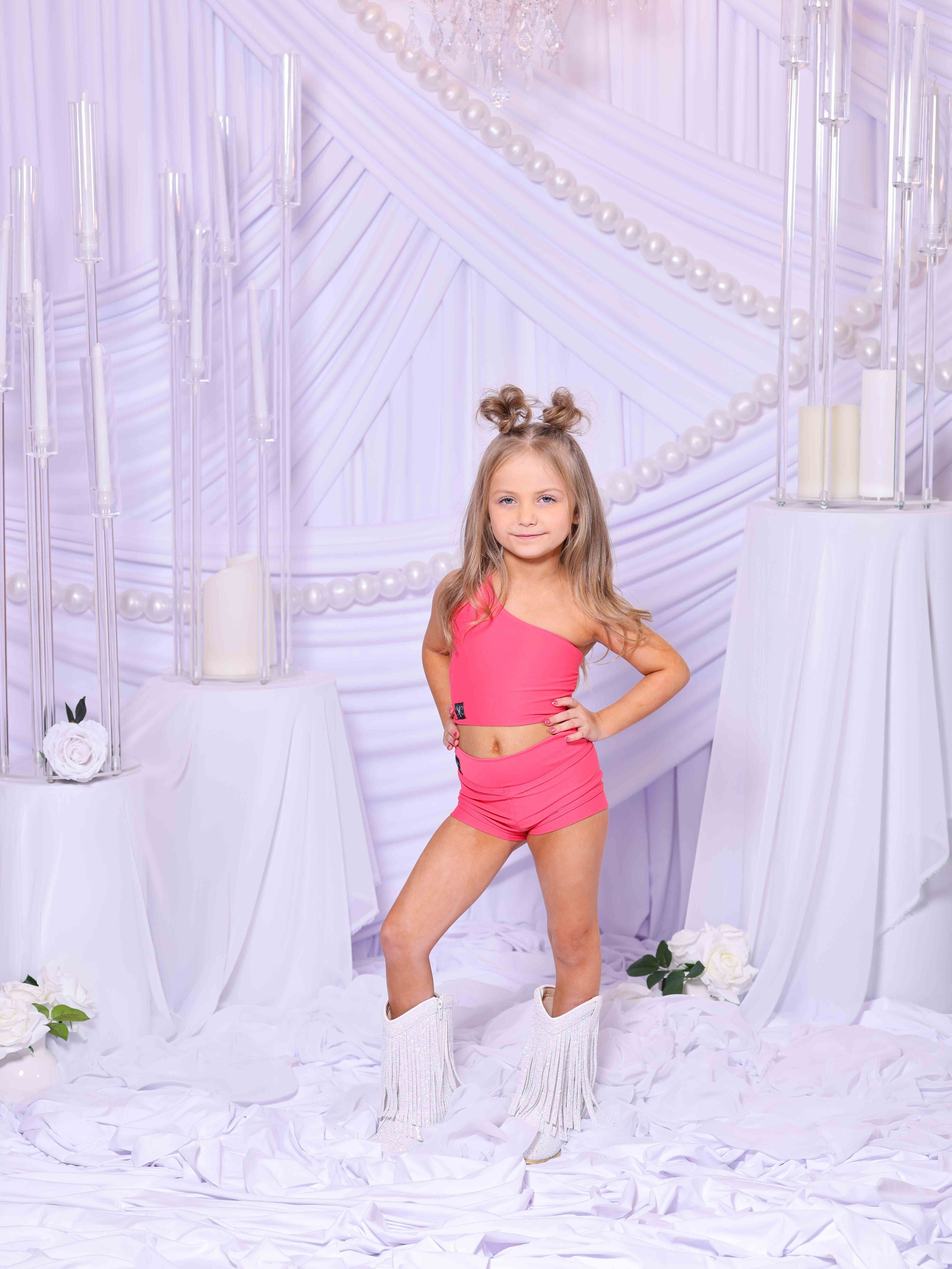 My Time Crop Top - Hot Coral - Ready To Ship