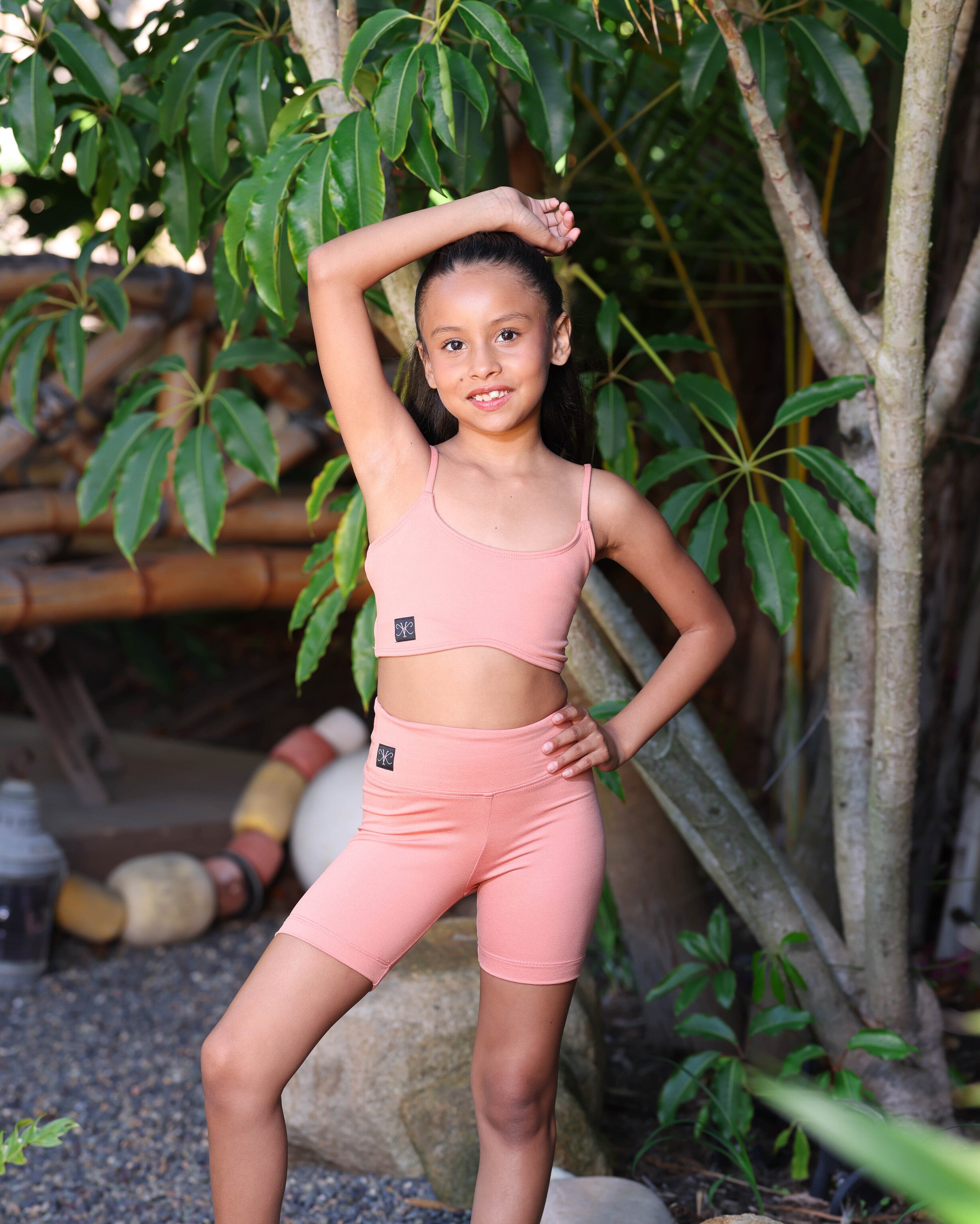 Everyday Biker Short - Peach - Ready To Ship