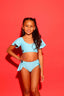 Flutter Bra Top - Sky Blue - Ready To Ship