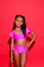 Flutter Bra Top - Tropical Pink - Ready To Ship