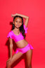 Flutter Bra Top - Tropical Pink - Ready To Ship