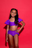 Flutter Bra Top - Purple - Ready To Ship