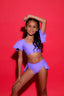 Flutter Bra Top - Lavender - Ready To Ship