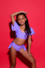 Flutter Bra Top - Lavender - Ready To Ship